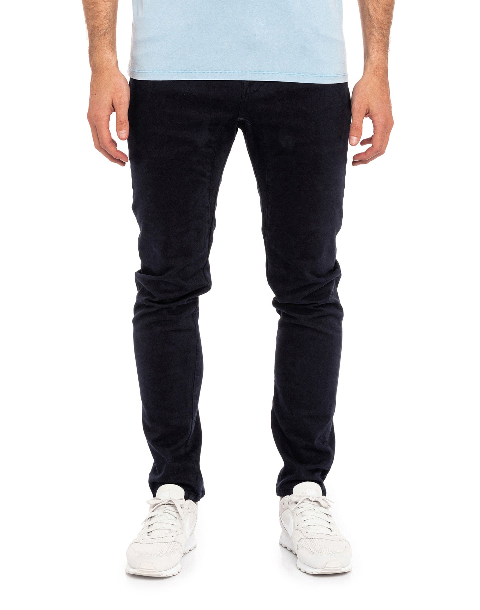 pantalon straight indigo PULLIN en coton