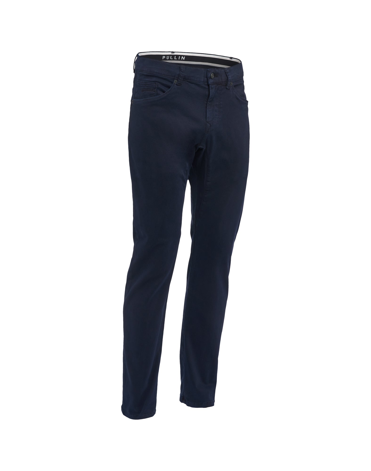 pantalon straight indigo PULLIN en coton