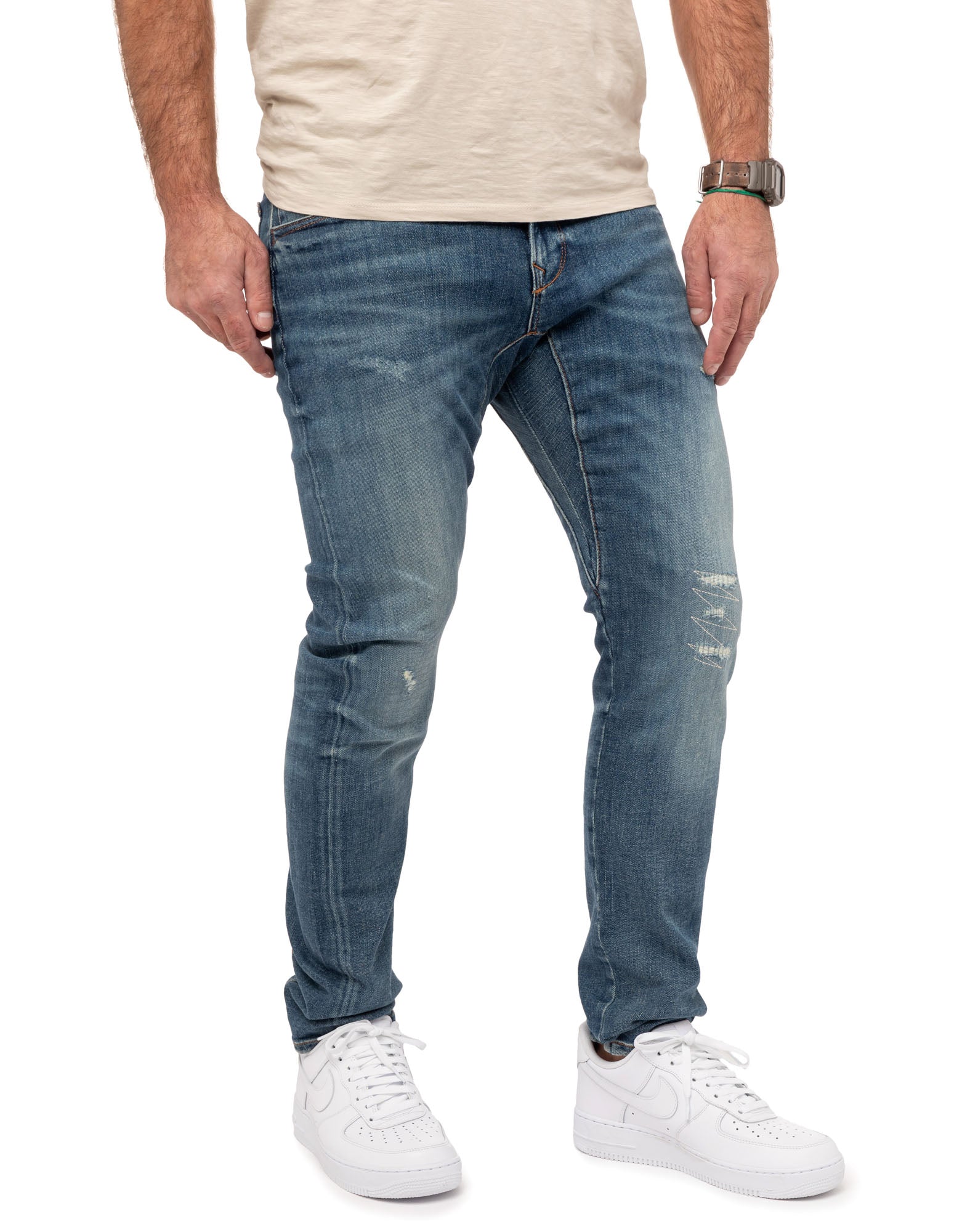 pantalon straight lostblue PULLIN en coton