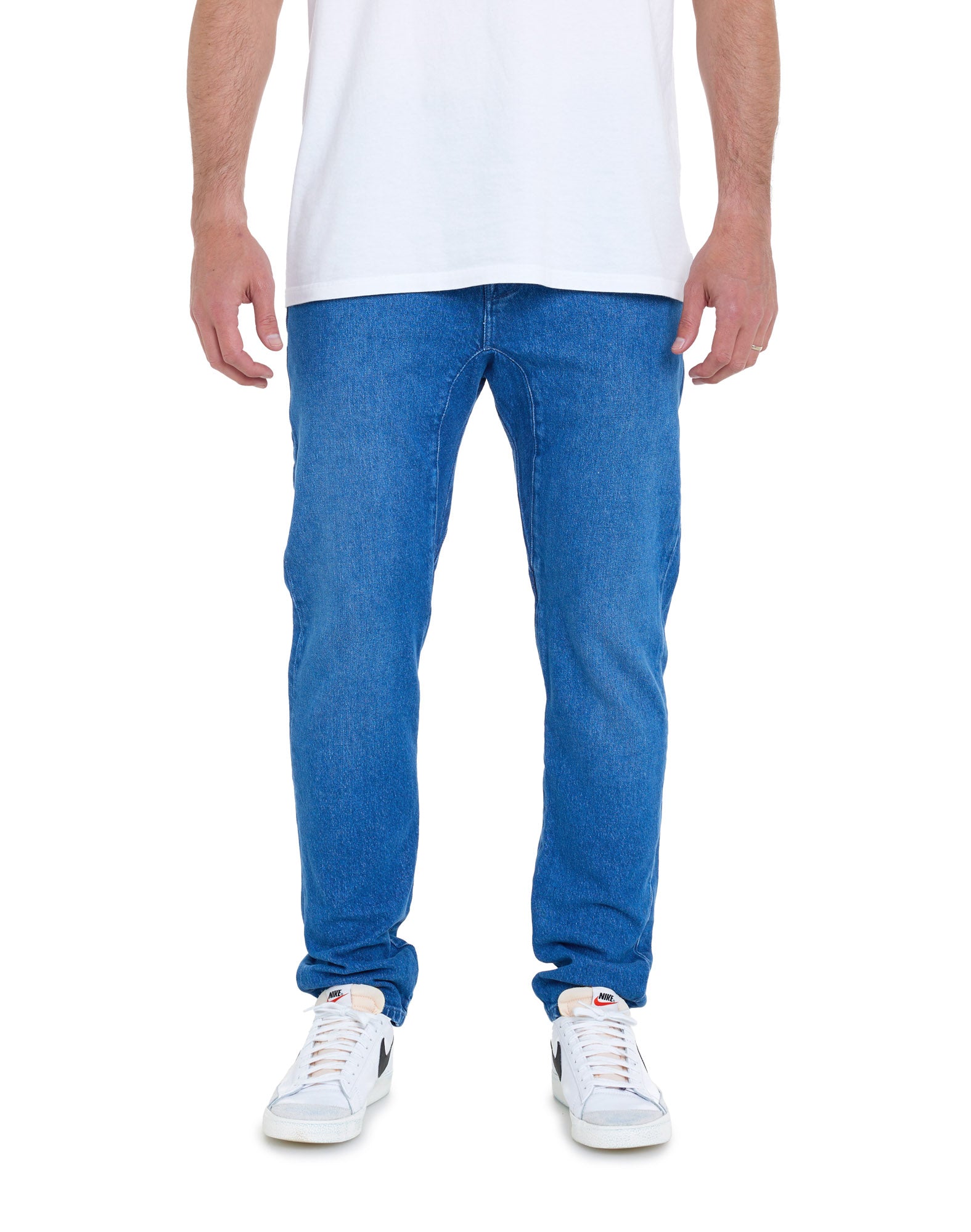 pantalon straight saltyblue PULLIN en coton