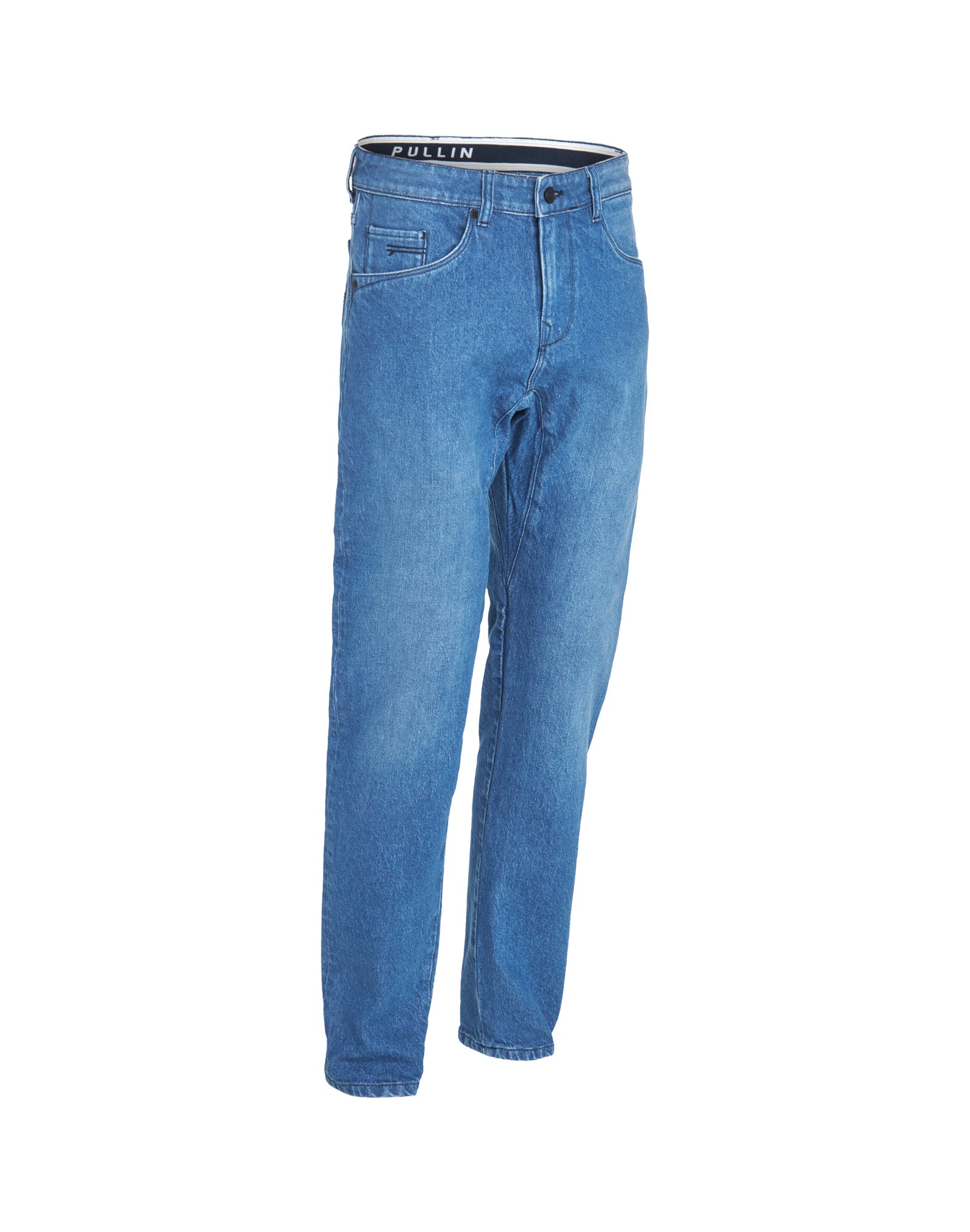 pantalon straight saltyblue PULLIN en coton