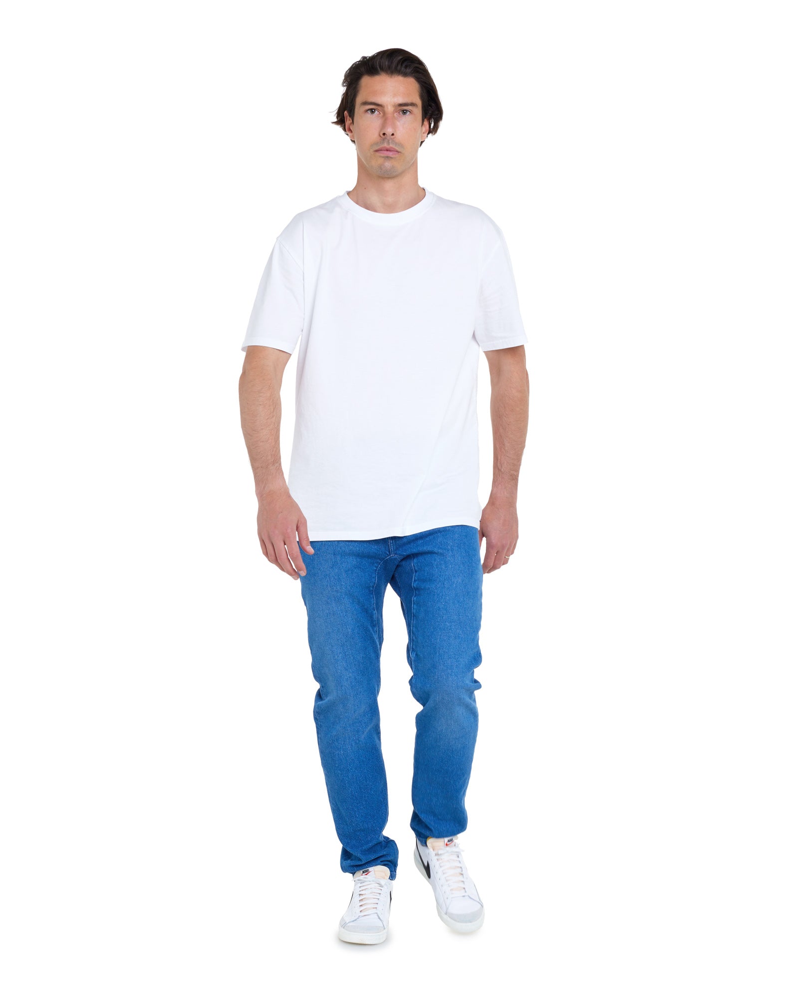 pantalon straight saltyblue PULLIN en coton