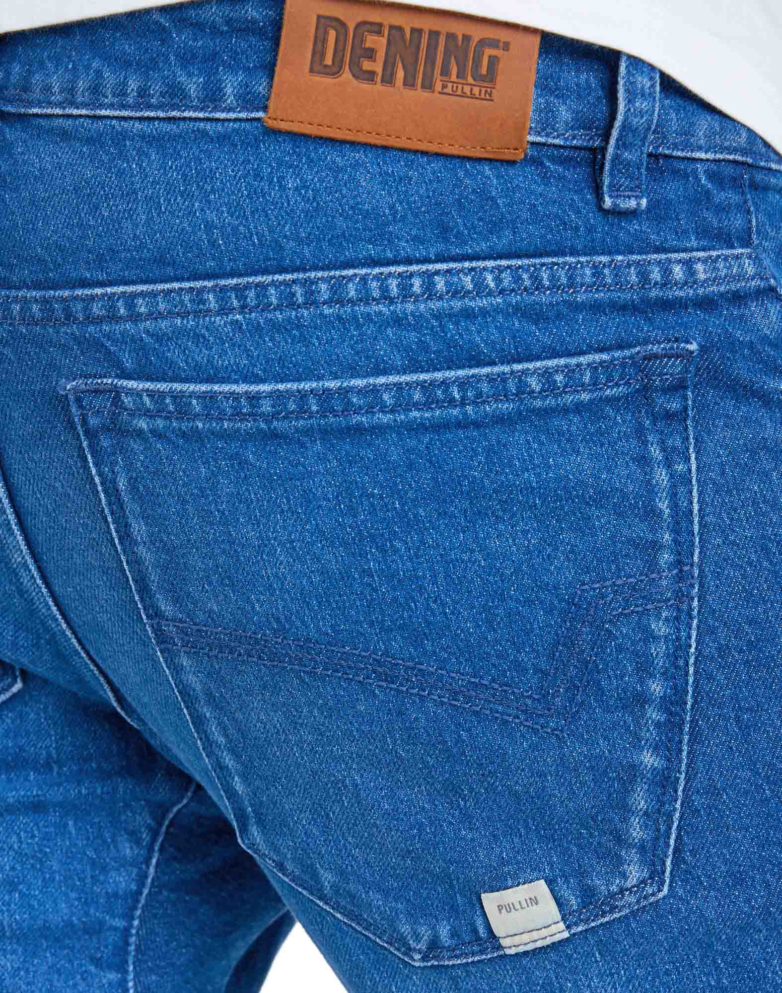 pantalon straight saltyblue PULLIN en coton