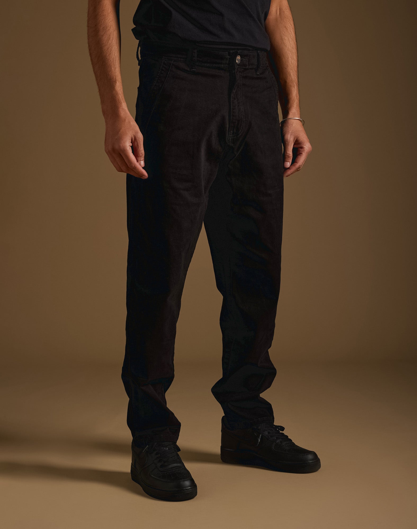 pantalon loose dark PULLIN en coton