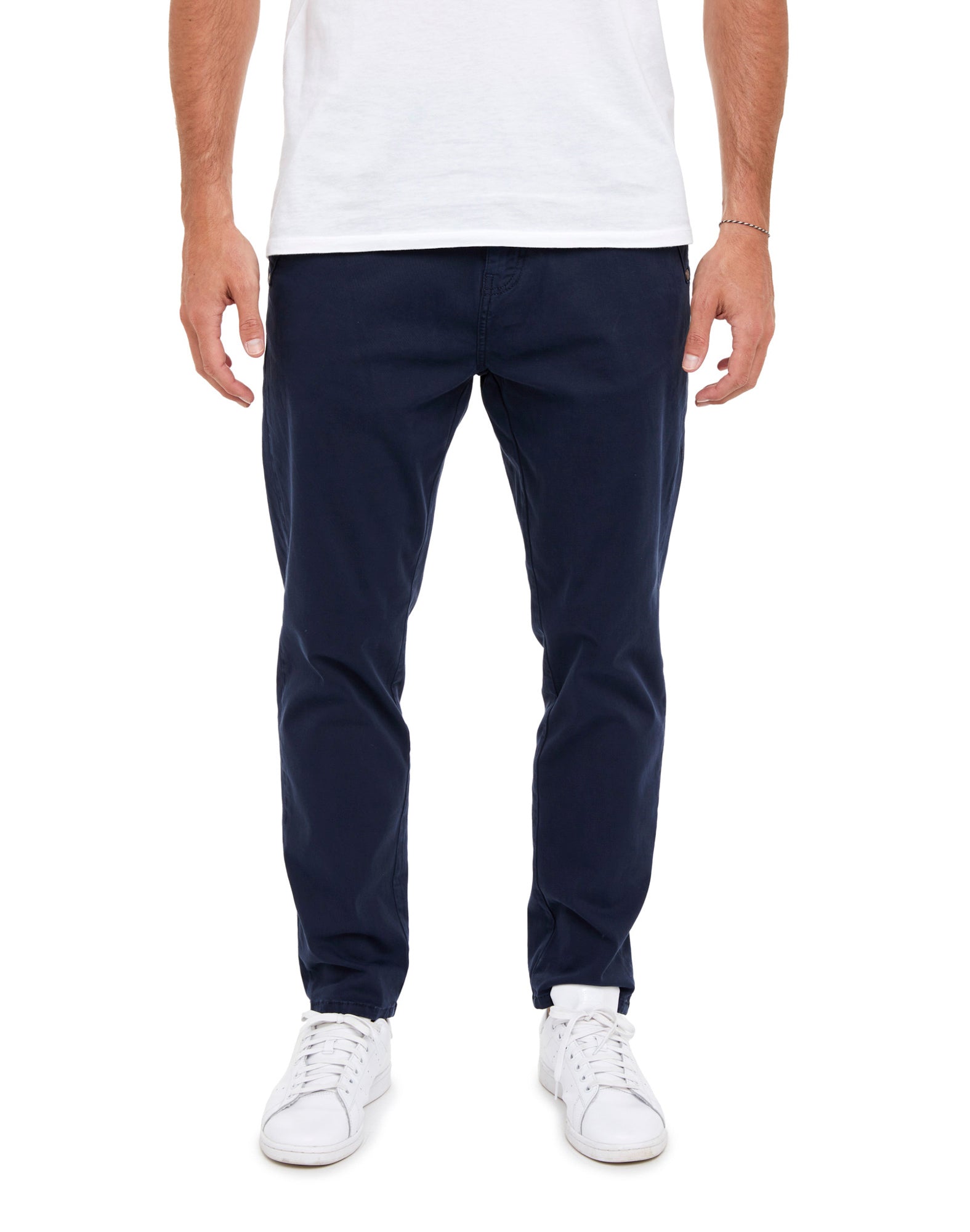 pantalon loose marine PULLIN en coton