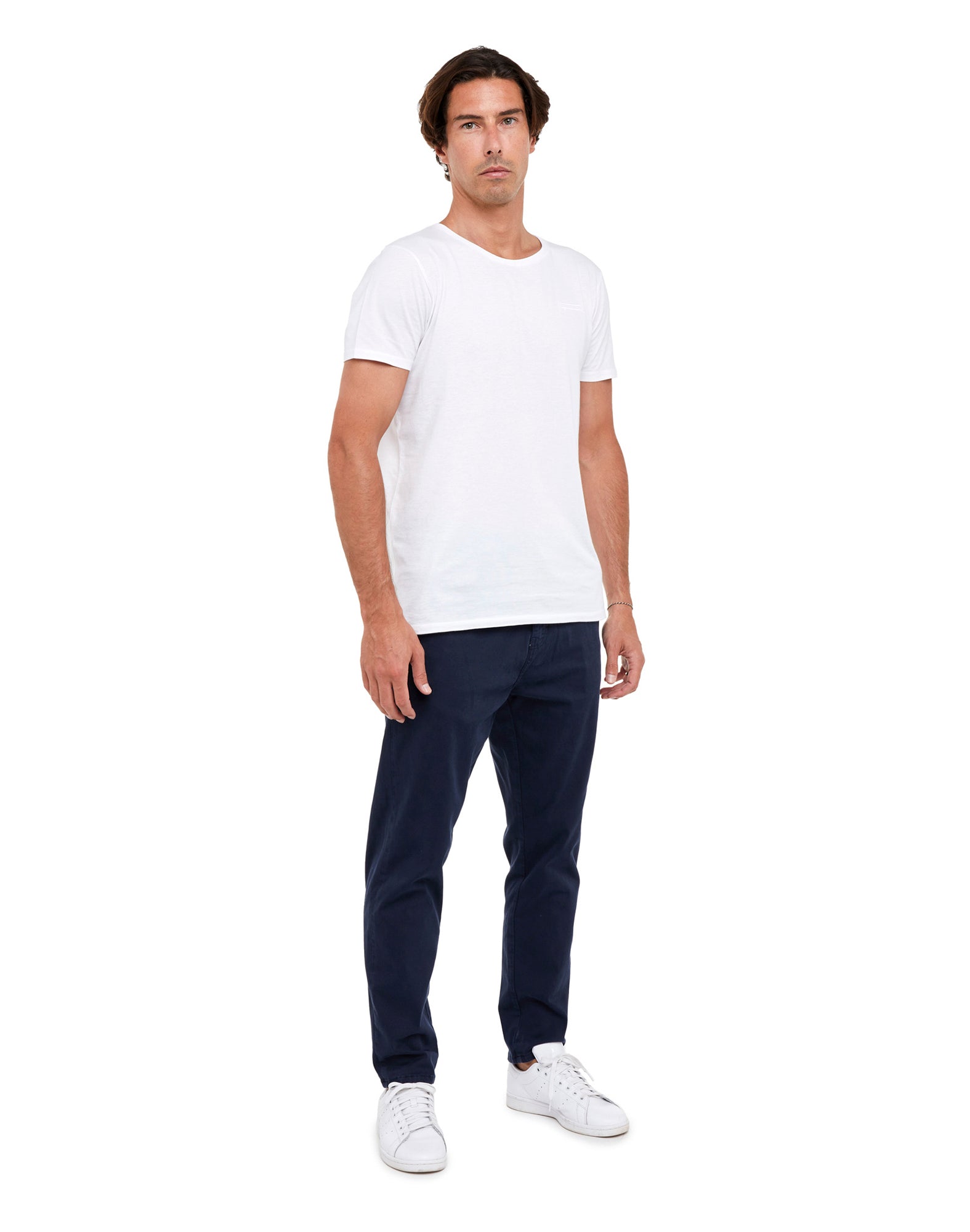 pantalon loose marine PULLIN en coton