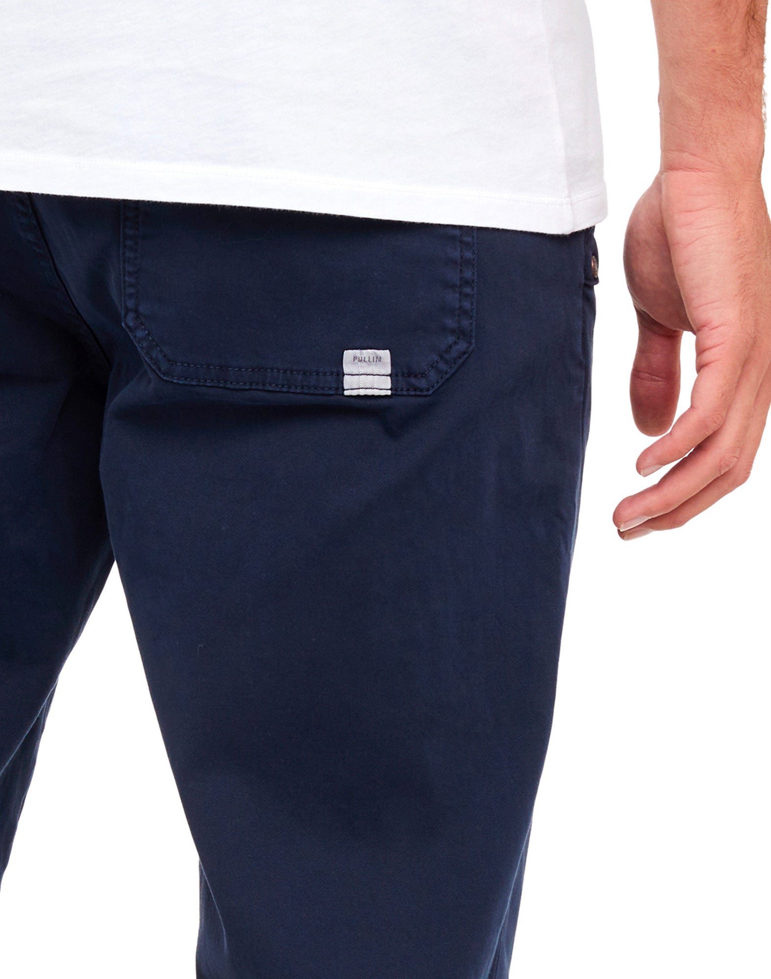 pantalon loose marine PULLIN en coton