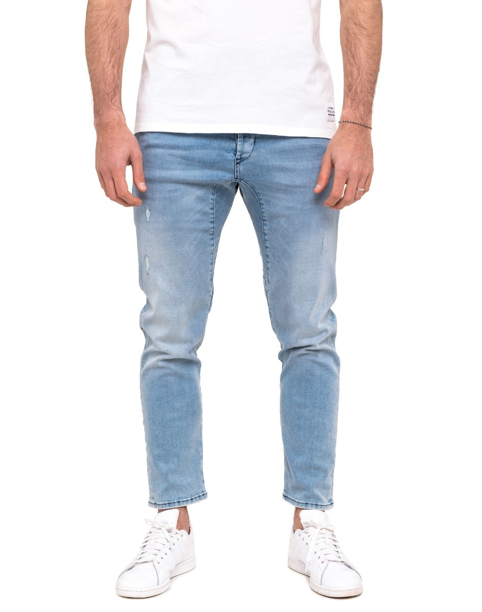 pantalon homme dening off camoblue PULLIN en coton