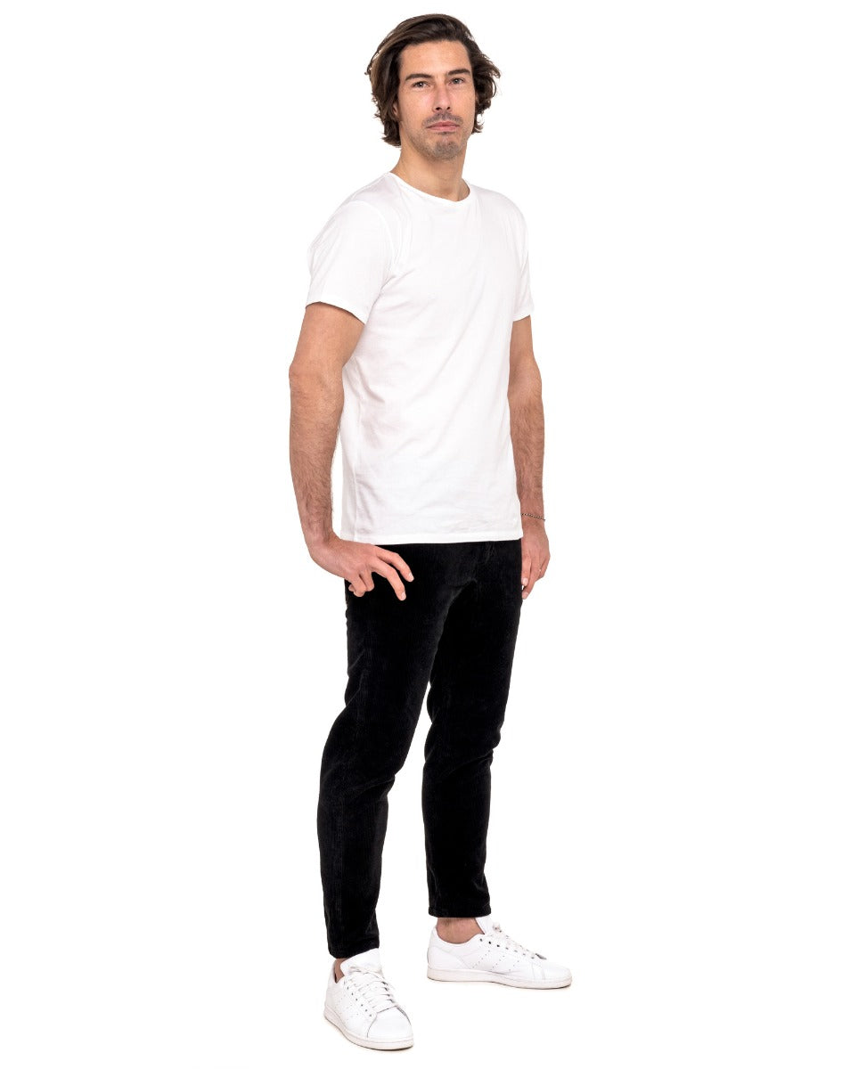 dening off corduroy black PULLIN en coton