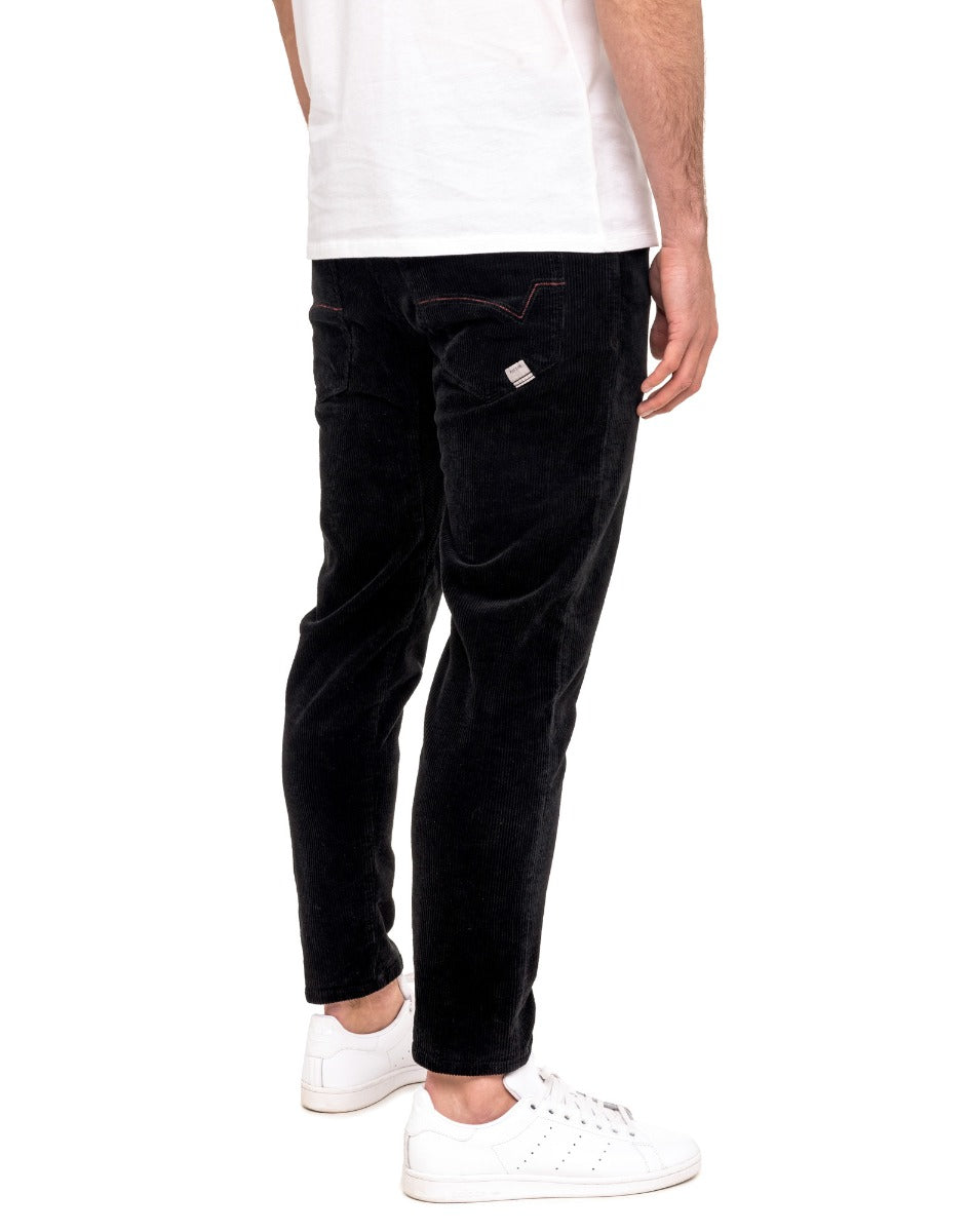 dening off corduroy black PULLIN en coton