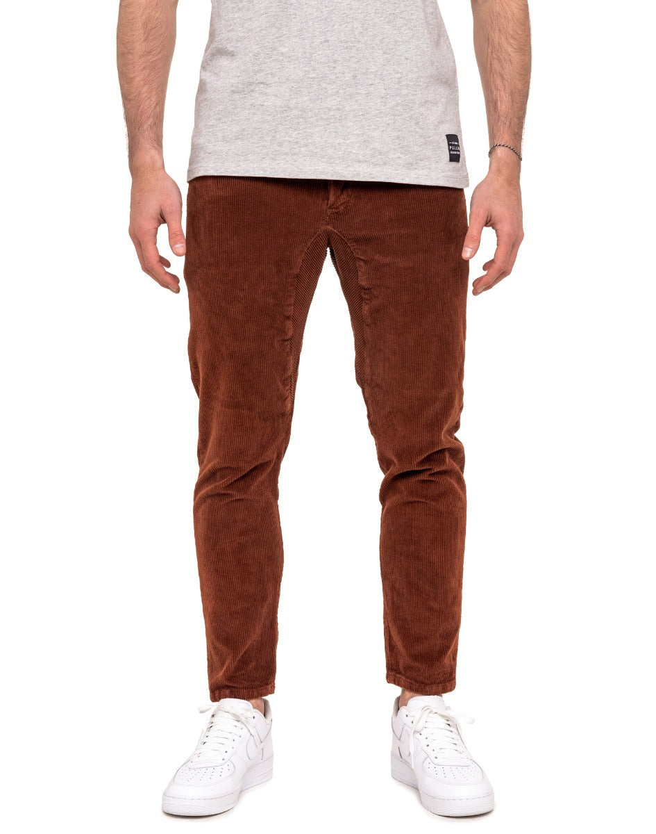 pantalon homme dening off brick PULLIN en coton