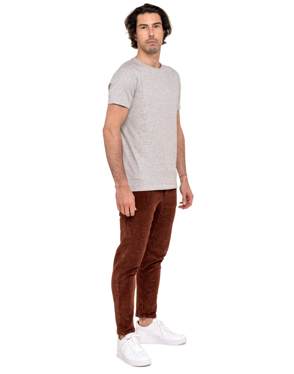 pantalon homme dening off brick PULLIN en coton