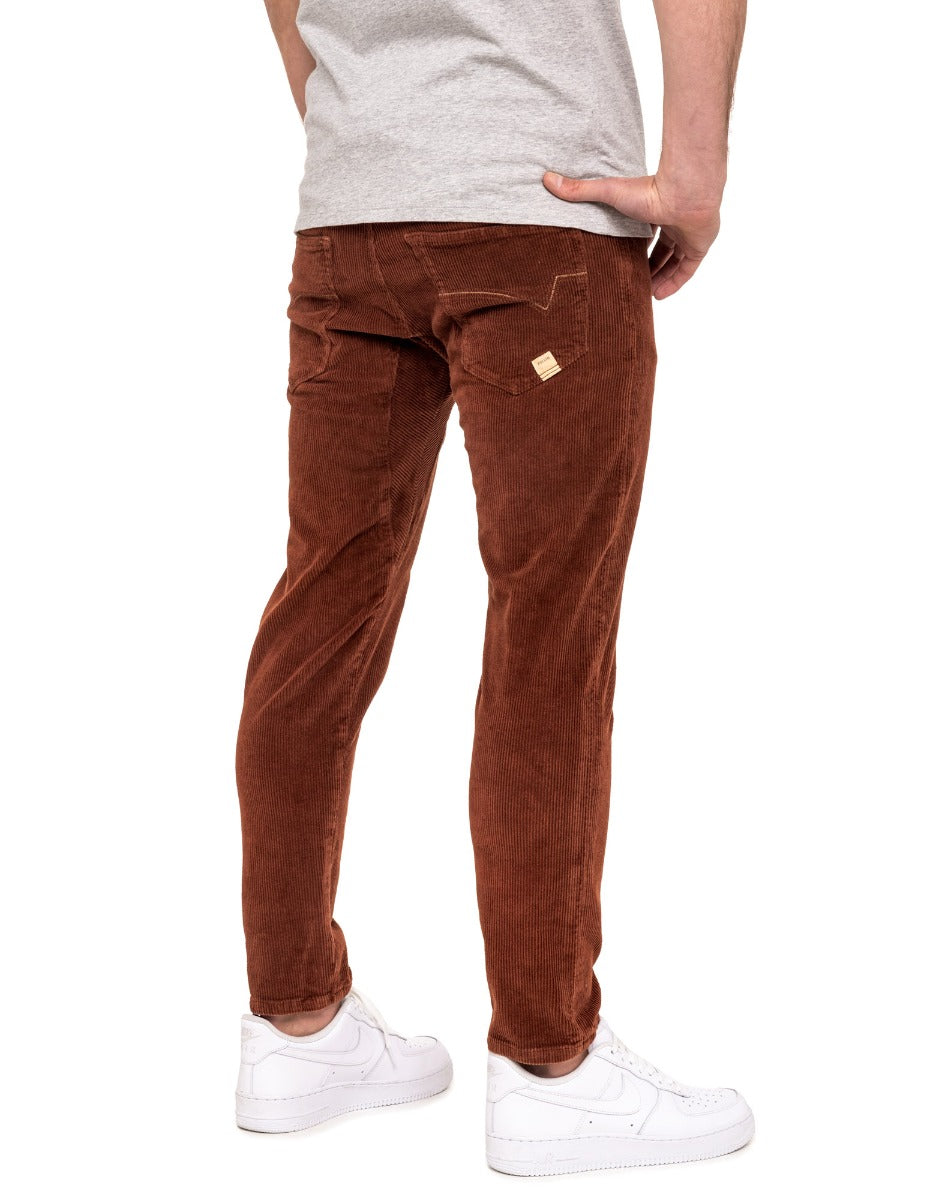 pantalon homme dening off brick PULLIN en coton