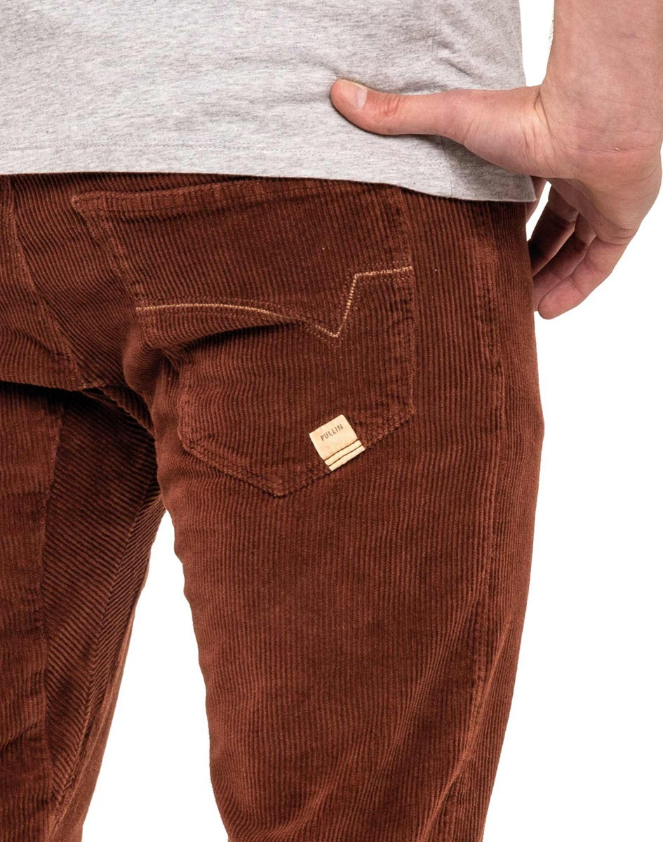 pantalon homme dening off brick PULLIN en coton