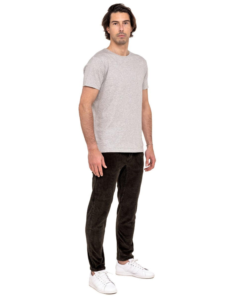 pantalon 7/8 eme khaki PULLIN en coton