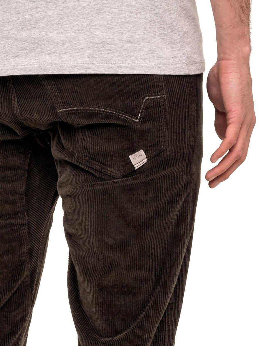 pantalon 7/8 eme khaki PULLIN en coton