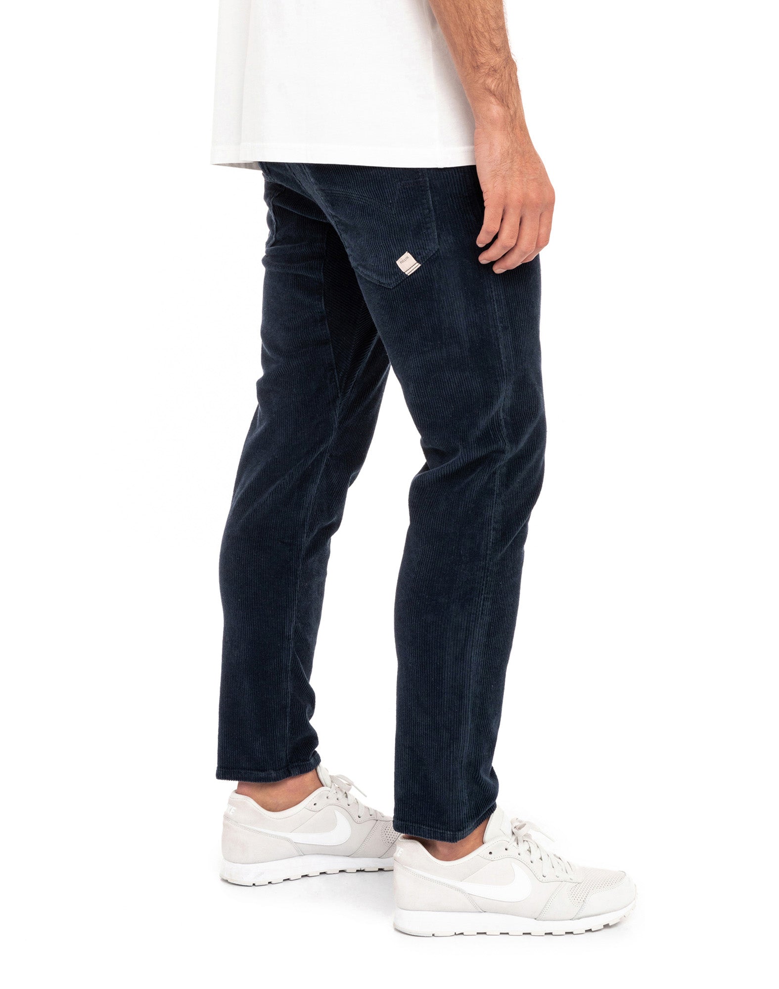 pantalon 7/8 eme marine PULLIN en coton
