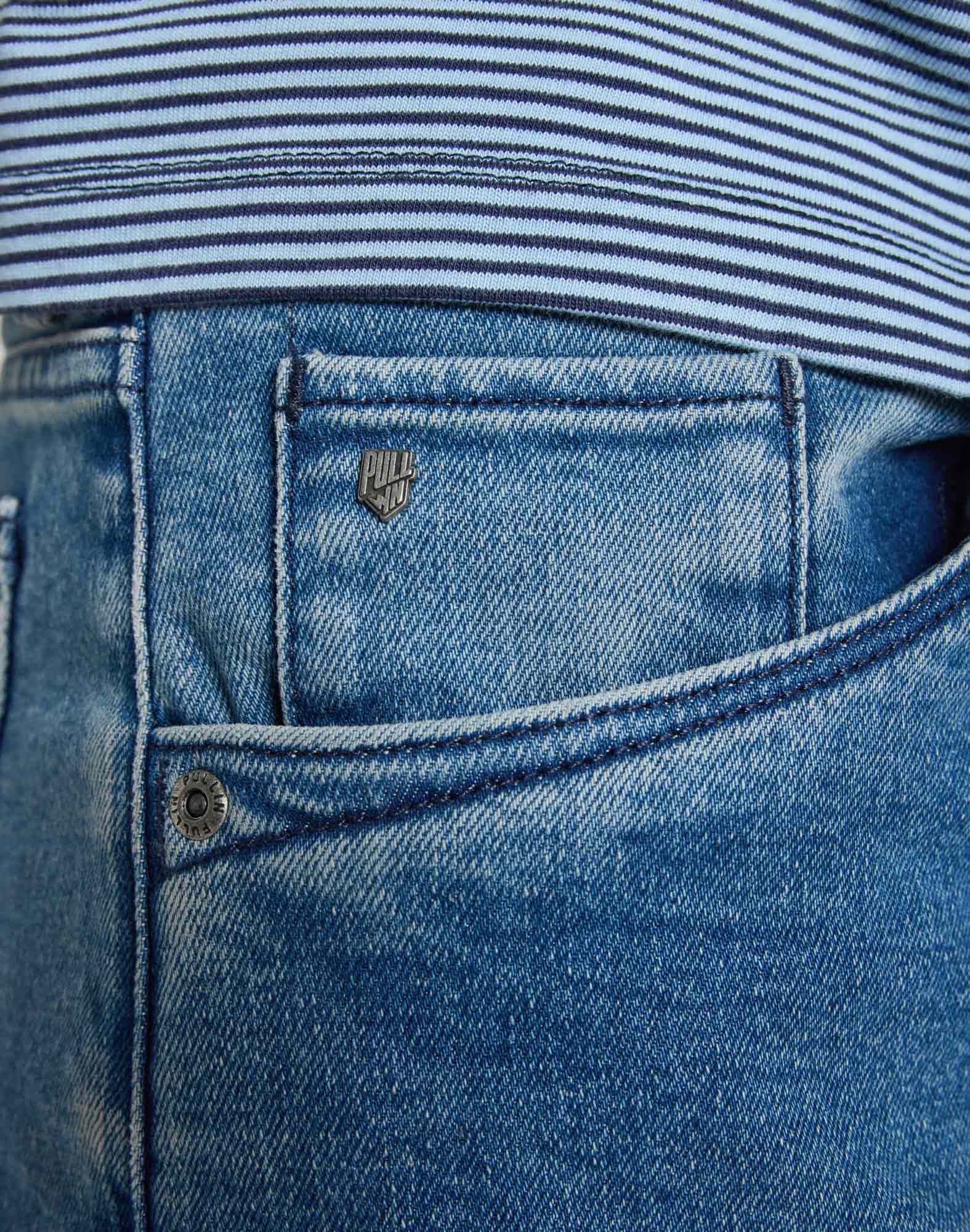 pantalon straight naked PULLIN en coton