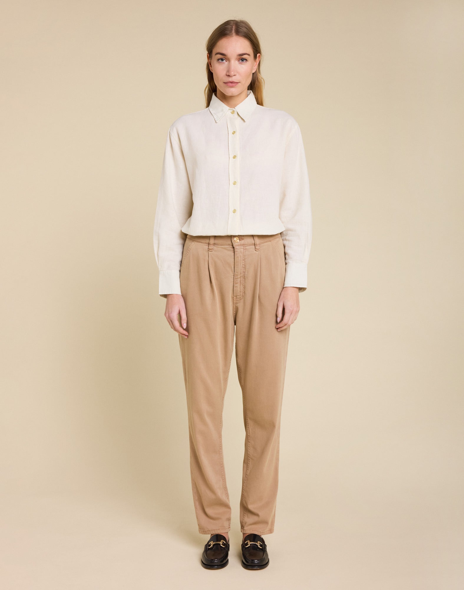 pantalon chino coco mocha PULLIN en coton