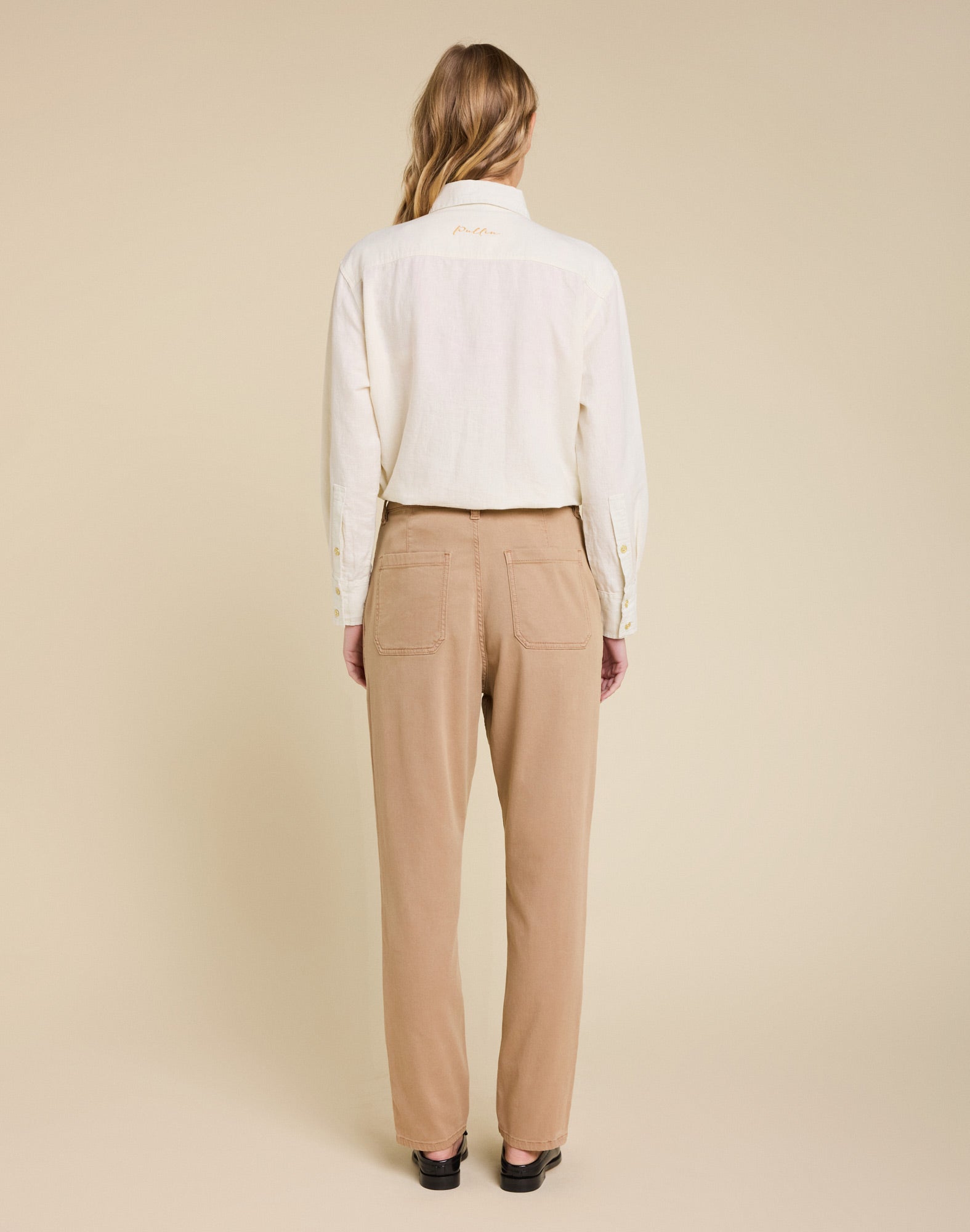 pantalon chino coco mocha PULLIN en coton