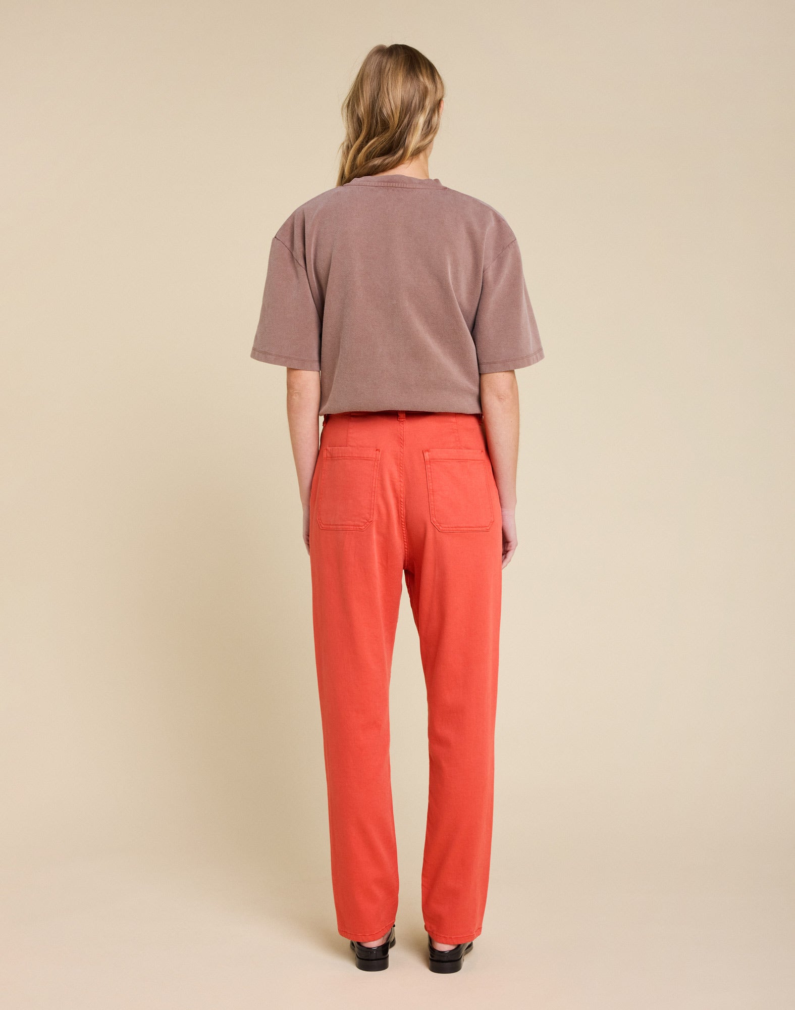 pantalon chino coco orangeade PULLIN en coton