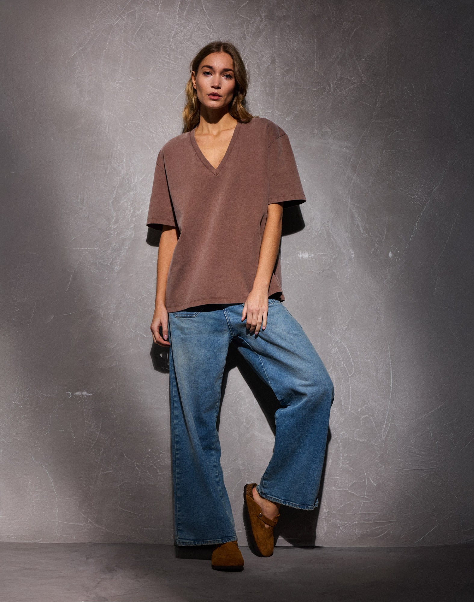 pantalon jane clearblue PULLIN en coton