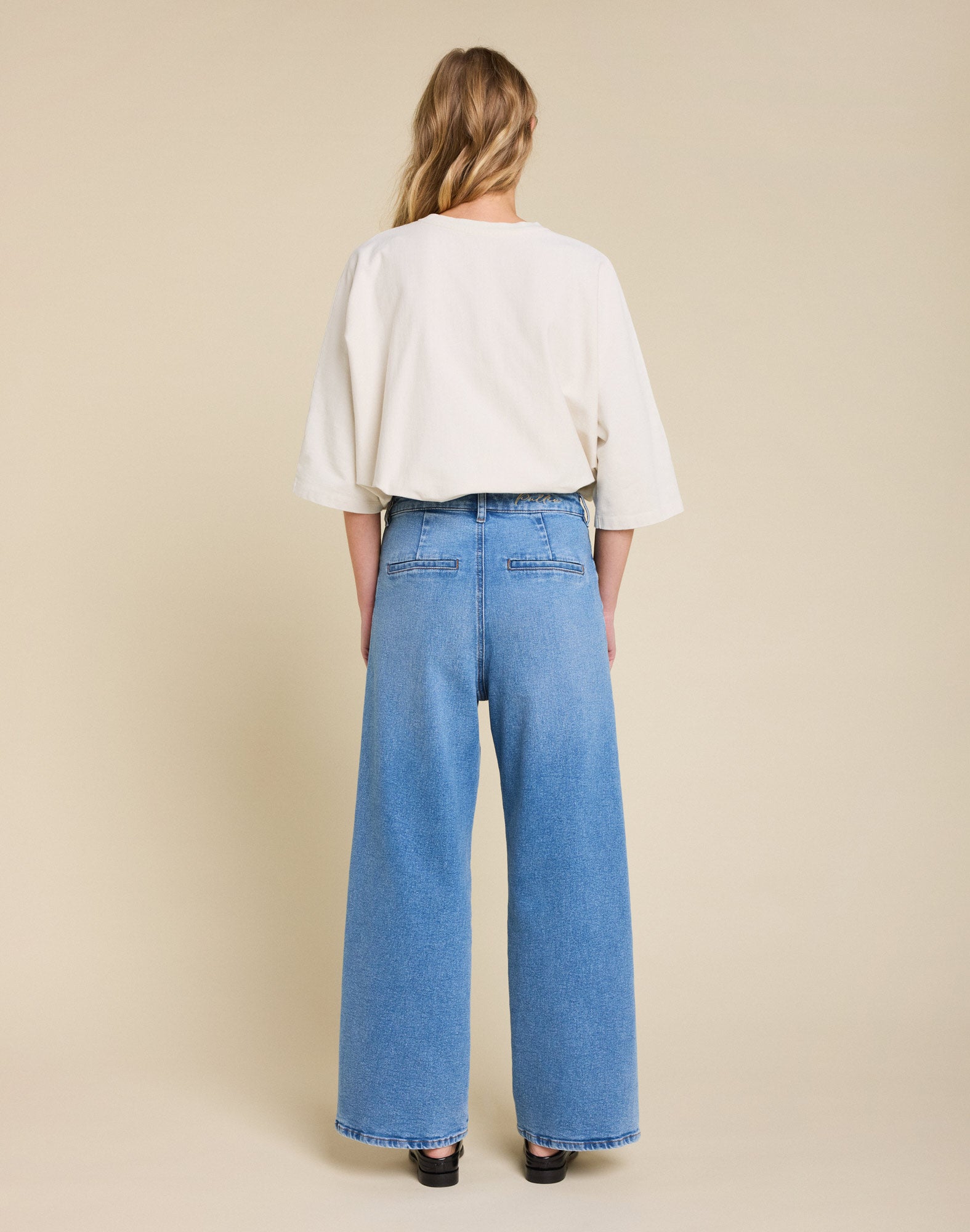 pantalon jane lightblue PULLIN en coton