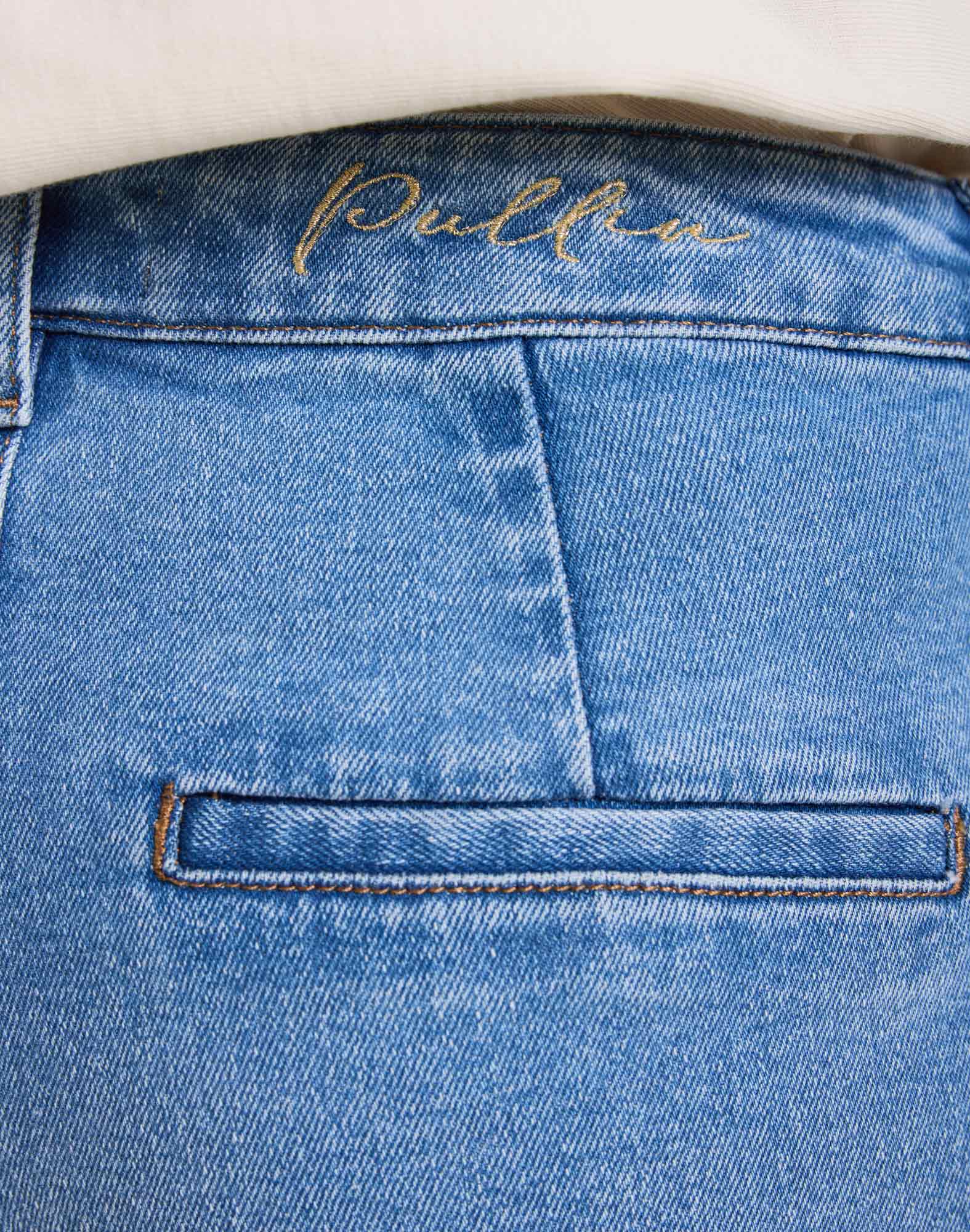 pantalon jane lightblue PULLIN en coton