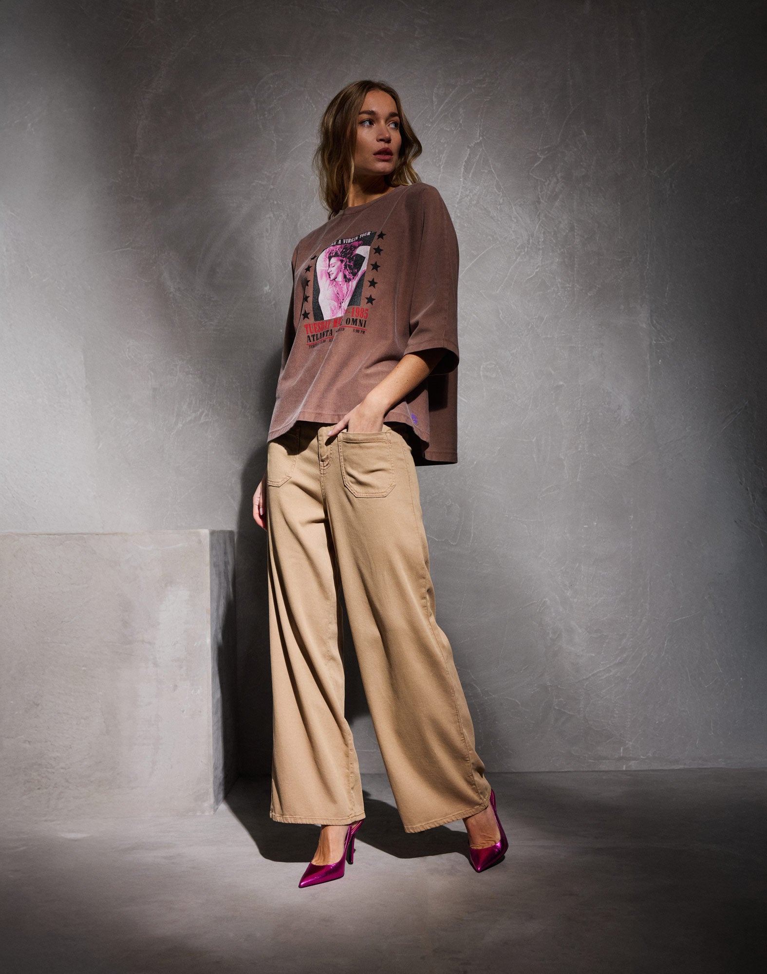 pantalon jane mocha PULLIN en coton