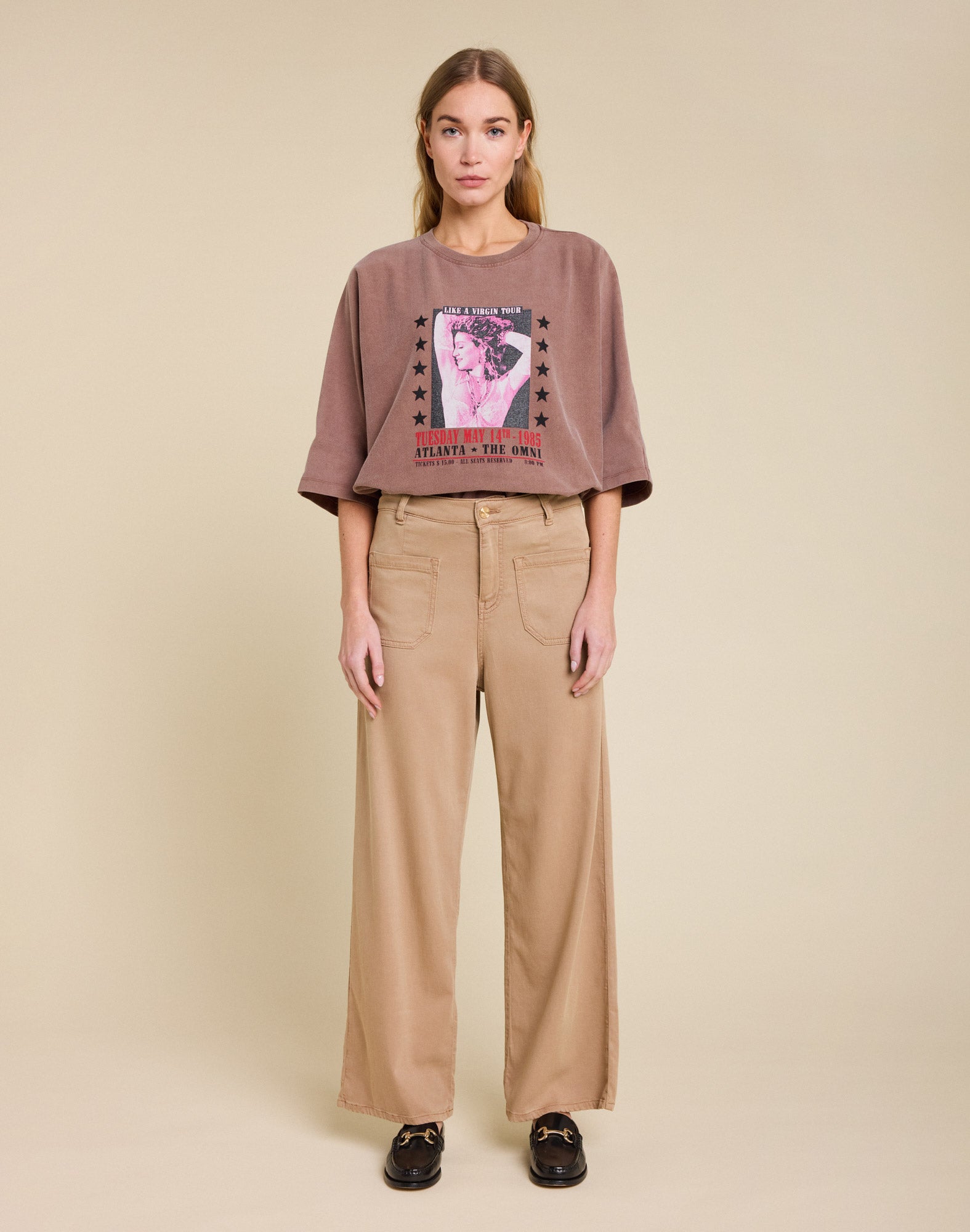 pantalon jane mocha PULLIN en coton