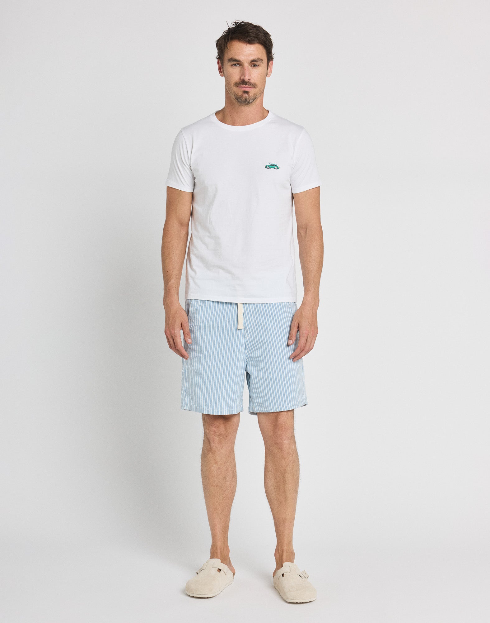 dening short beach ltstripe PULLIN