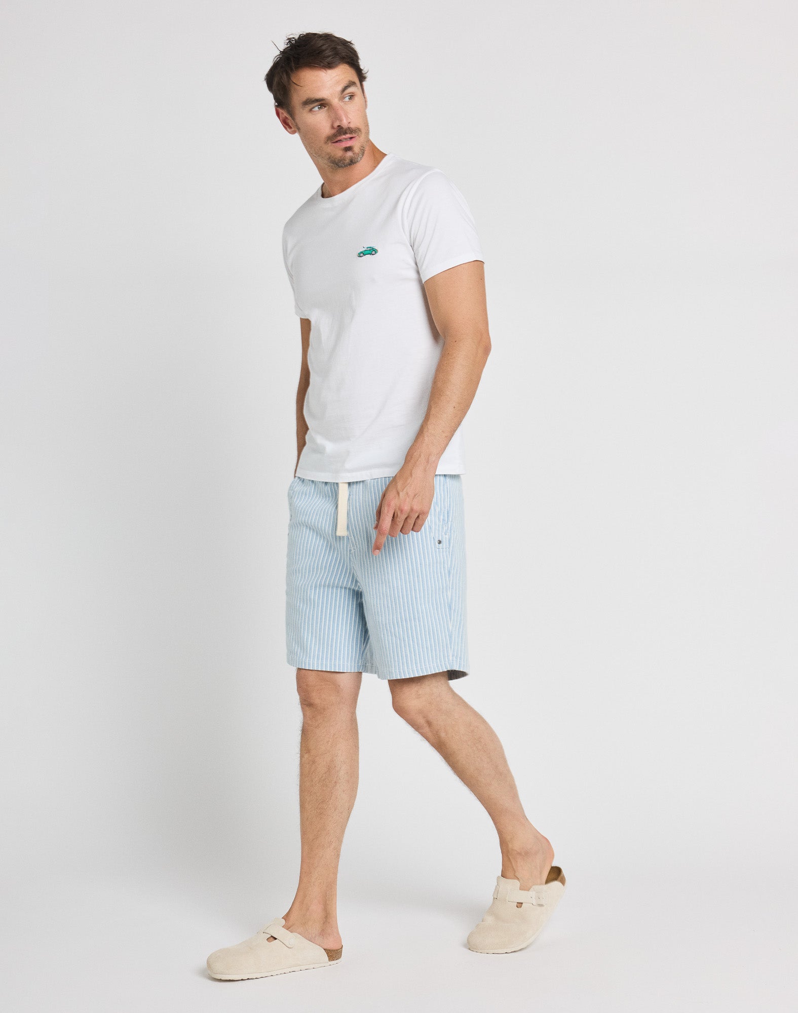 dening short beach ltstripe PULLIN
