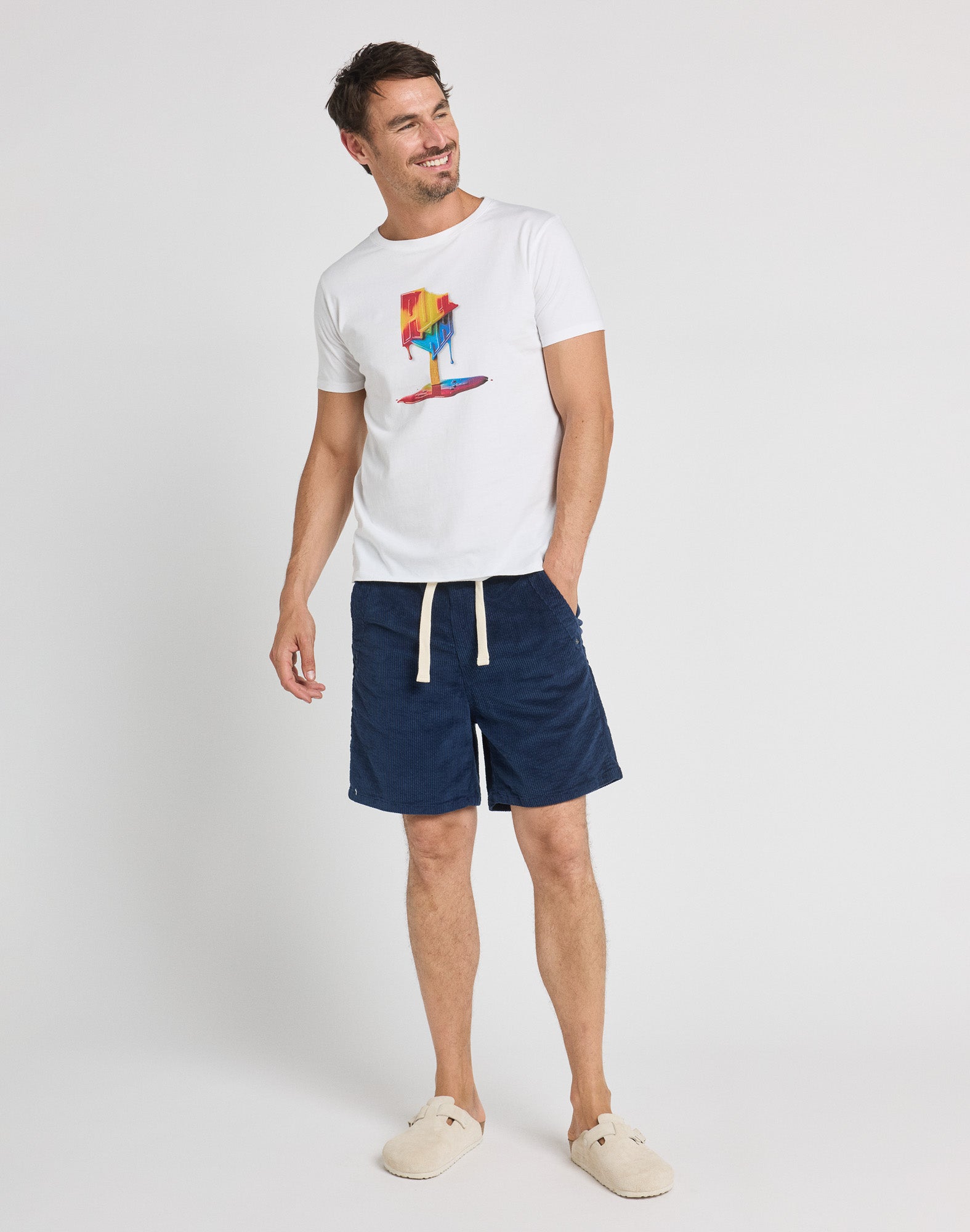 dening short beach roynavy PULLIN