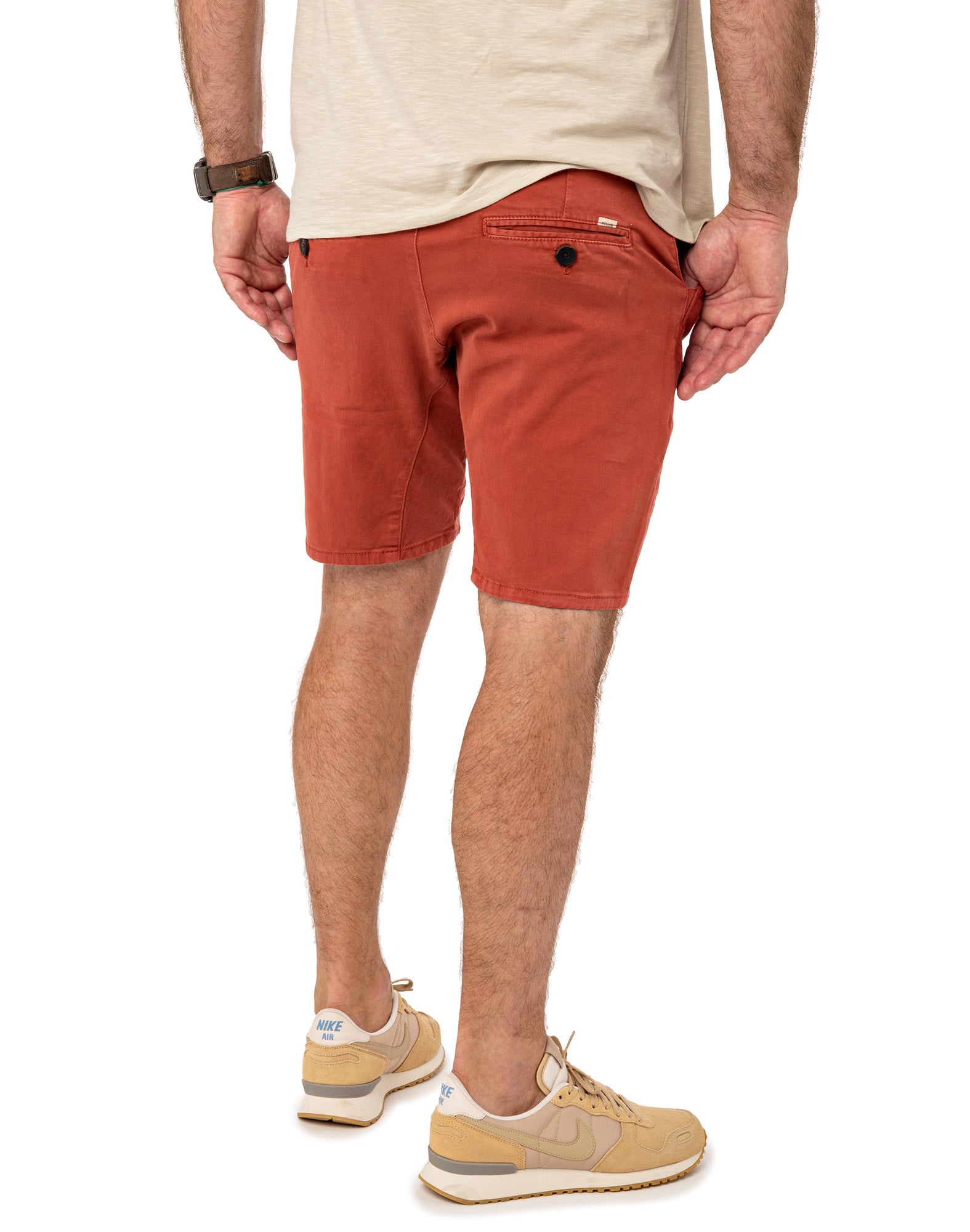 short chino cherry PULLIN en coton