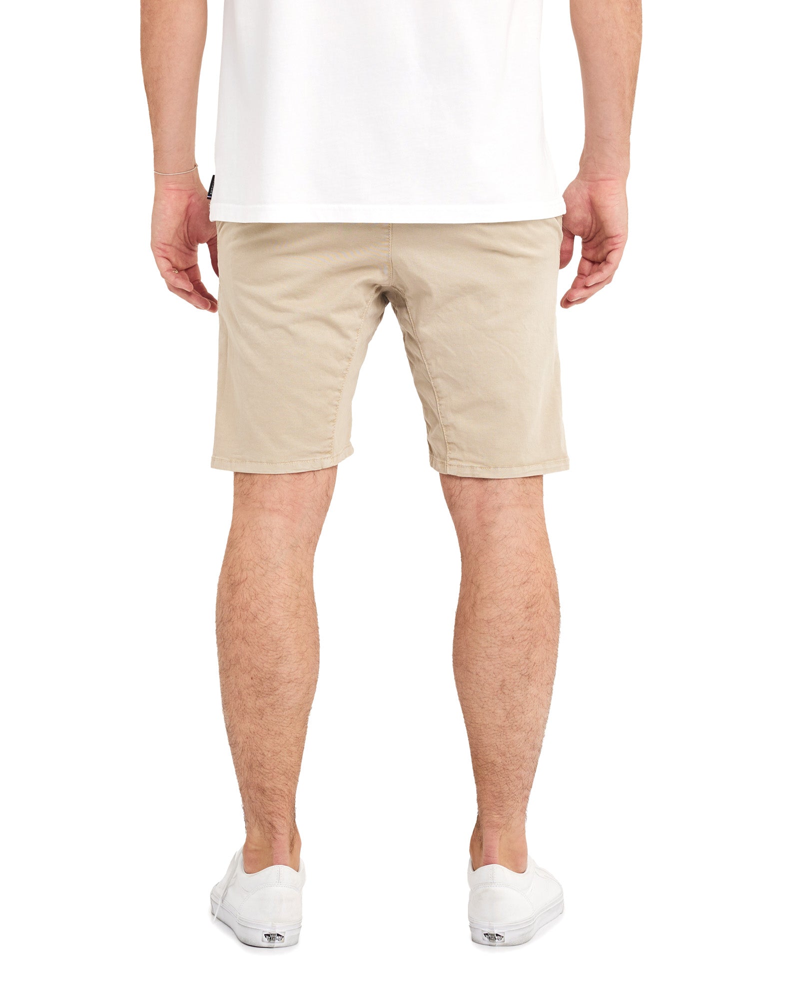 short chino cream PULLIN en coton