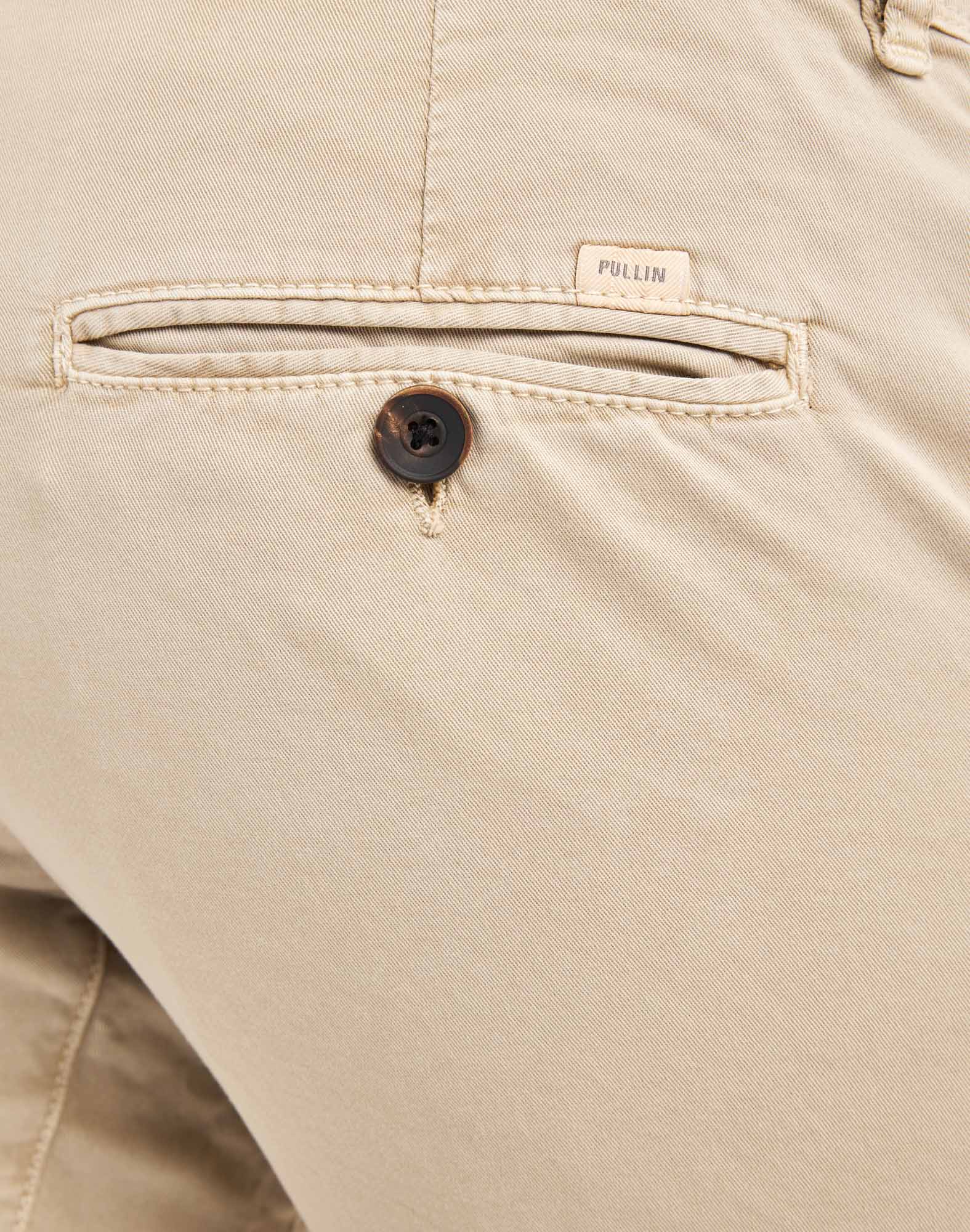 short chino cream PULLIN en coton