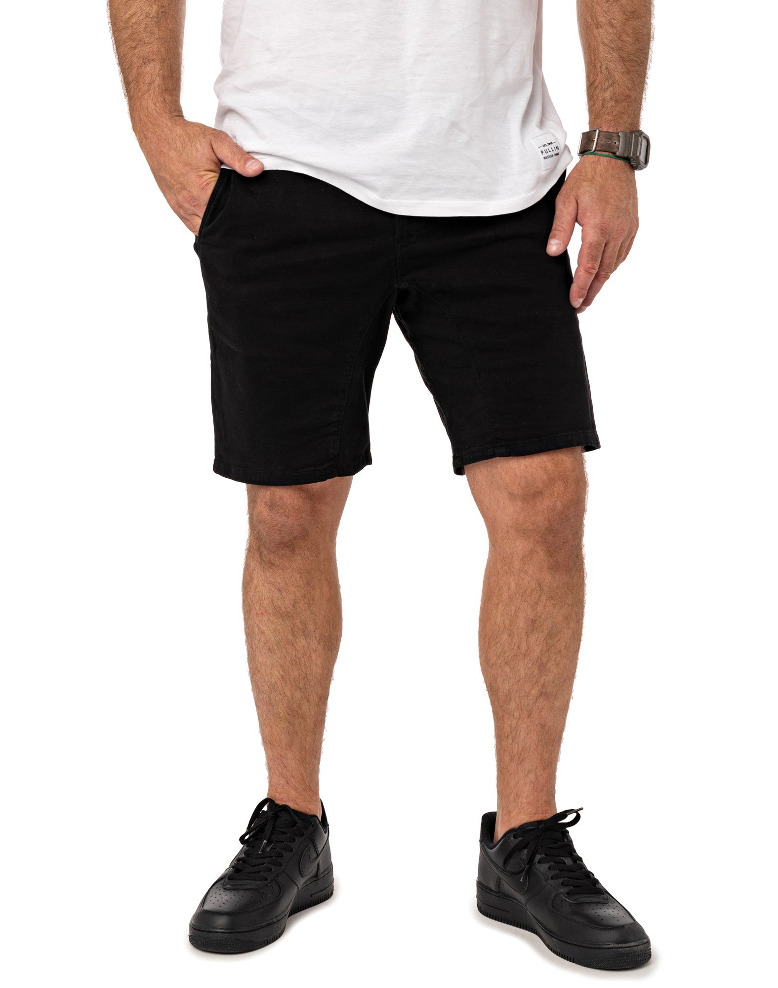 short chino dark PULLIN en coton