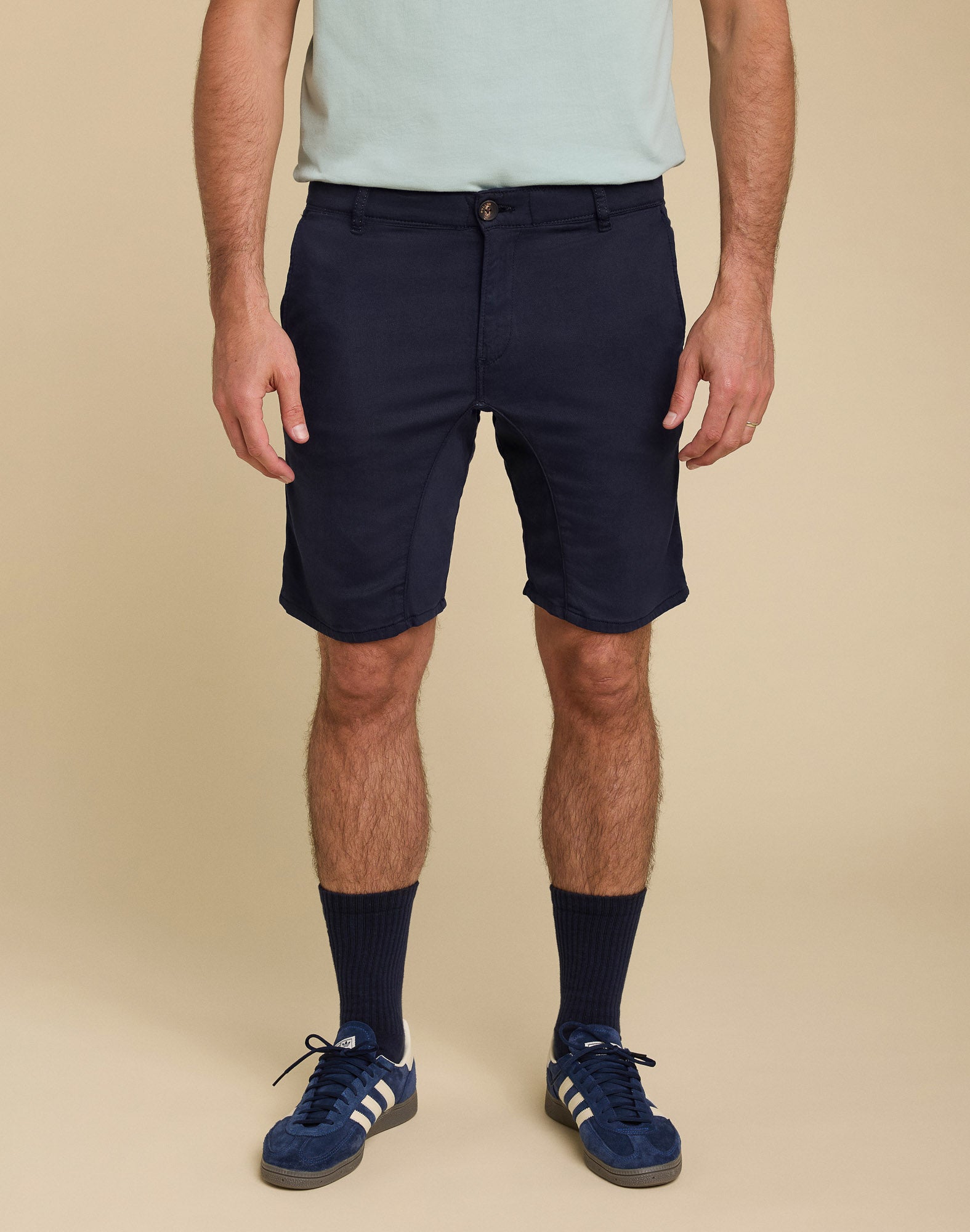 short chino indigo2 PULLIN en tencel