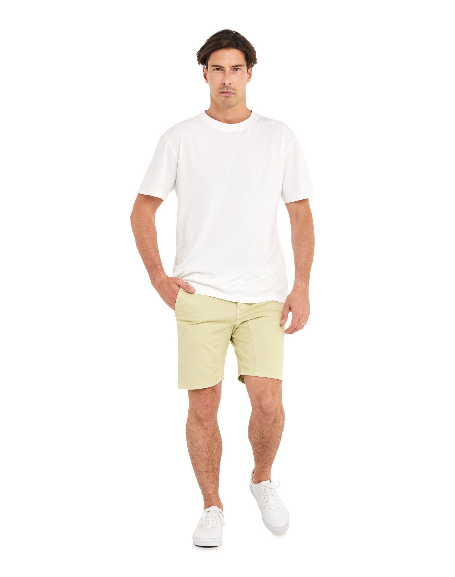 short chino lemongrass PULLIN en coton