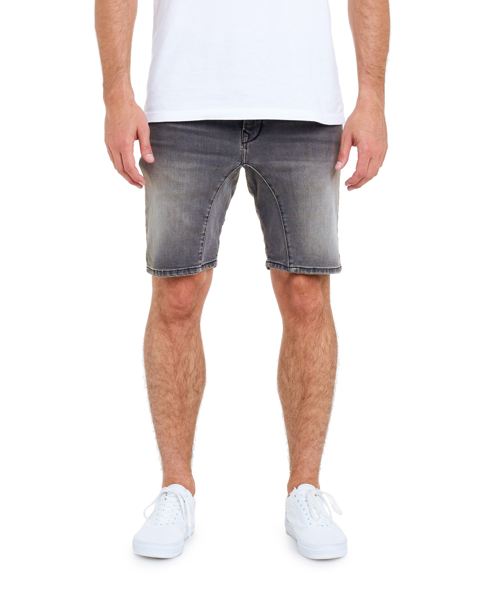 short straight ciment PULLIN en coton