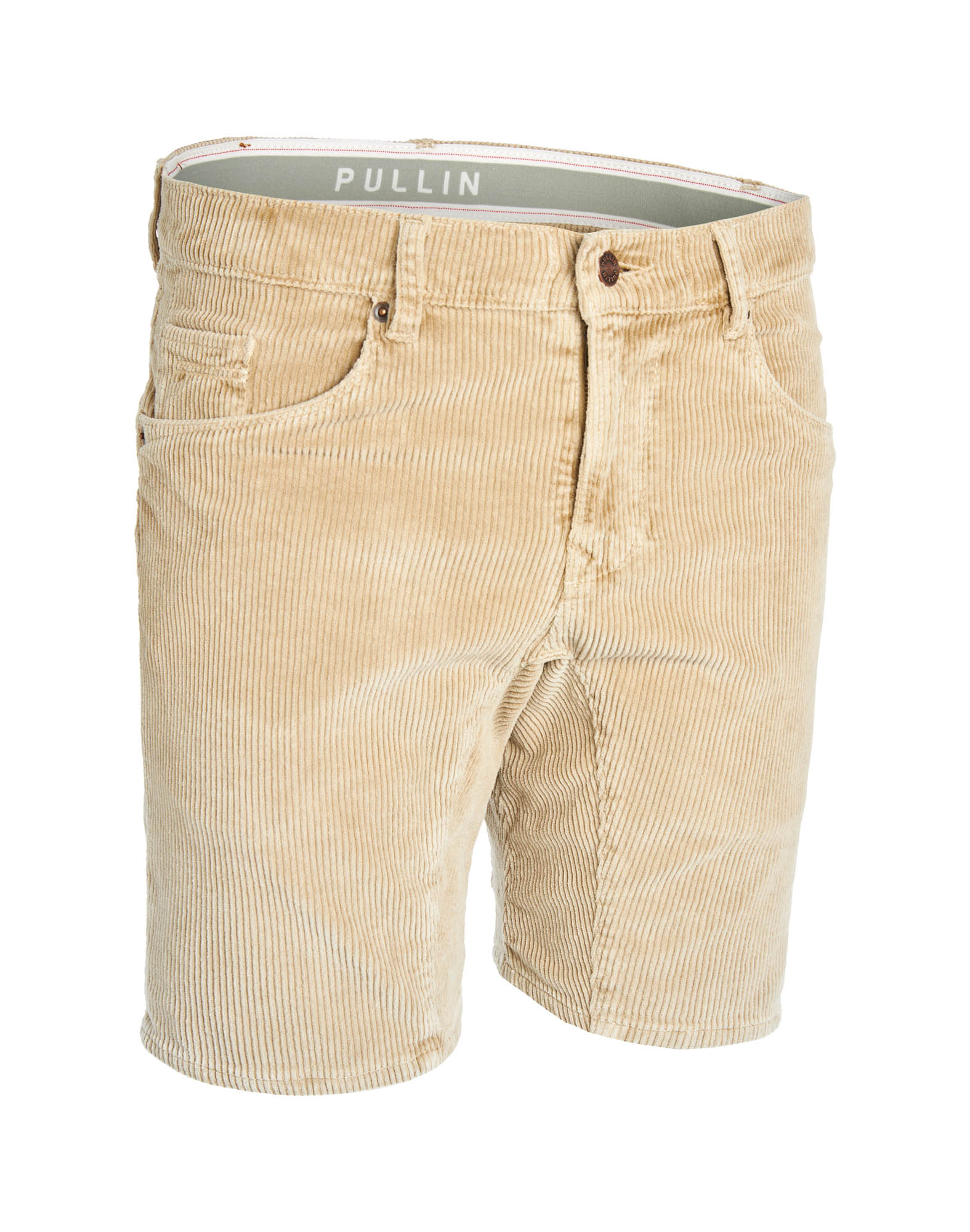 short straight cream PULLIN en coton