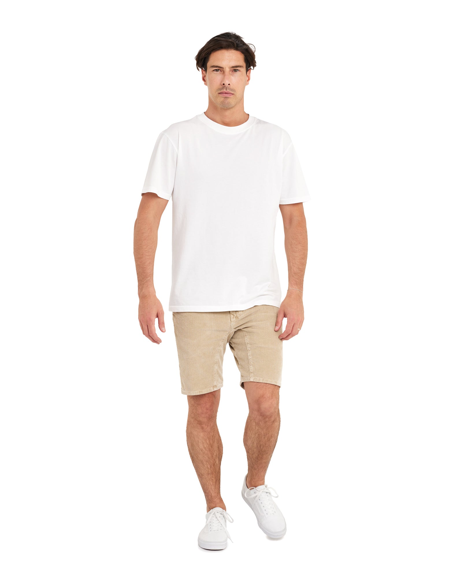 short straight cream PULLIN en coton