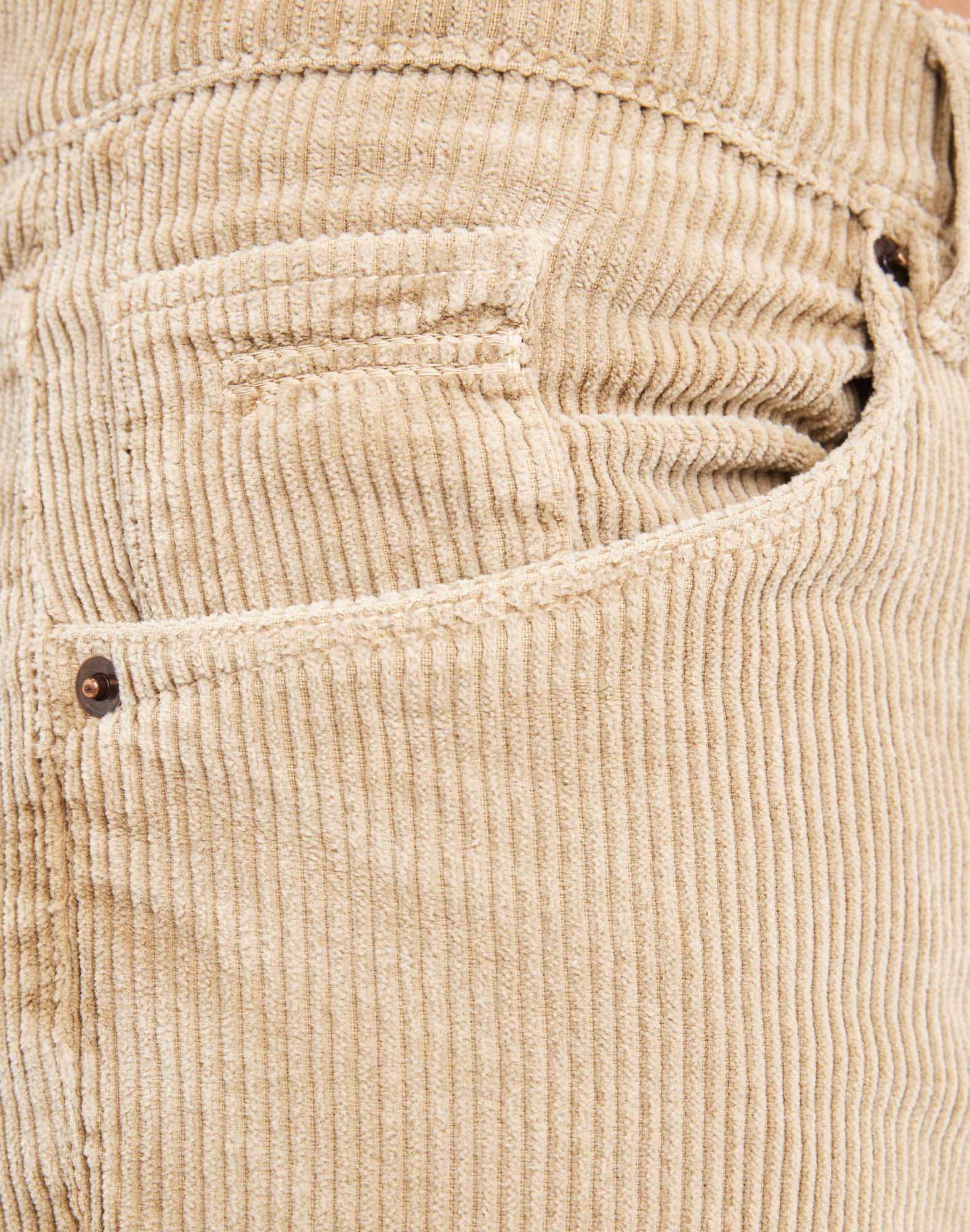 short straight cream PULLIN en coton