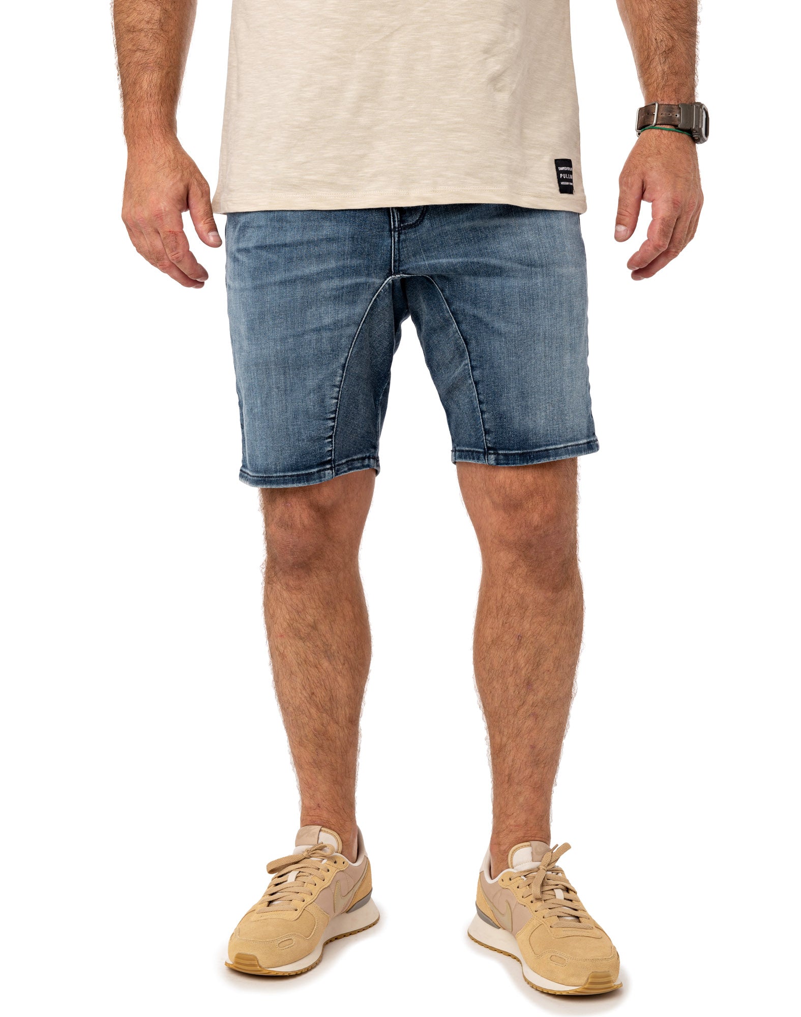 dening short jump 2 vintageblue PULLIN en coton