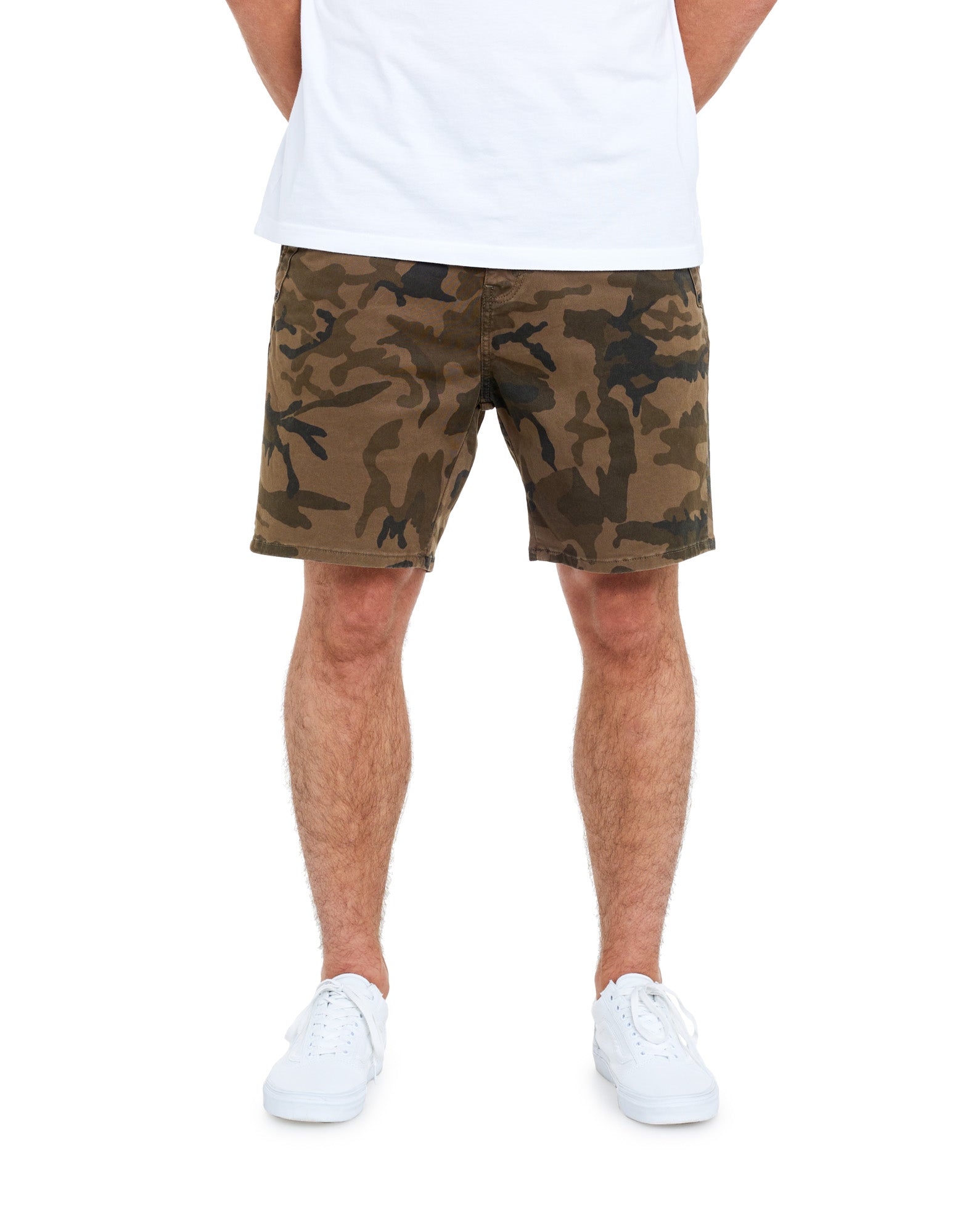short loose camo PULLIN en coton