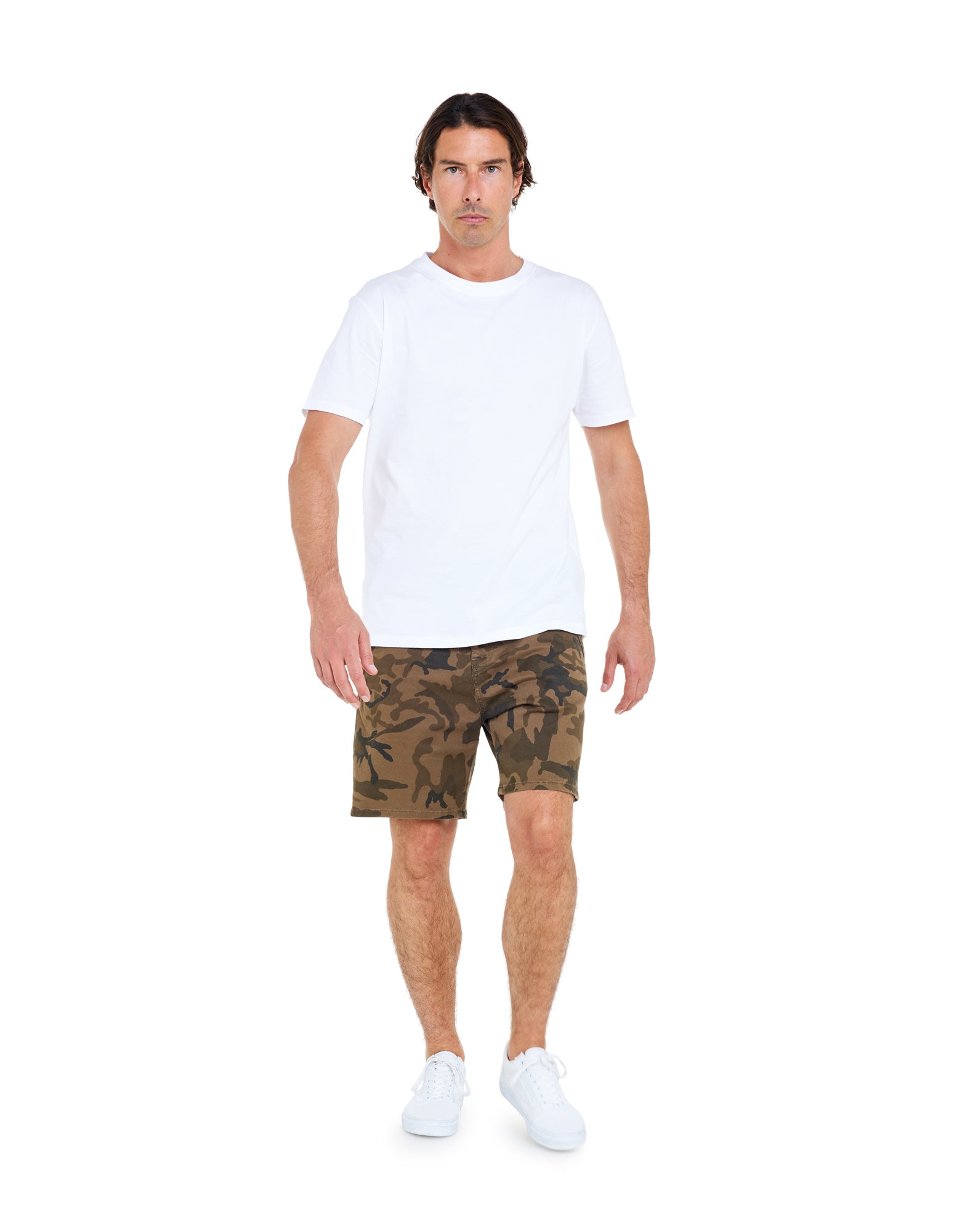 short loose camo PULLIN en coton