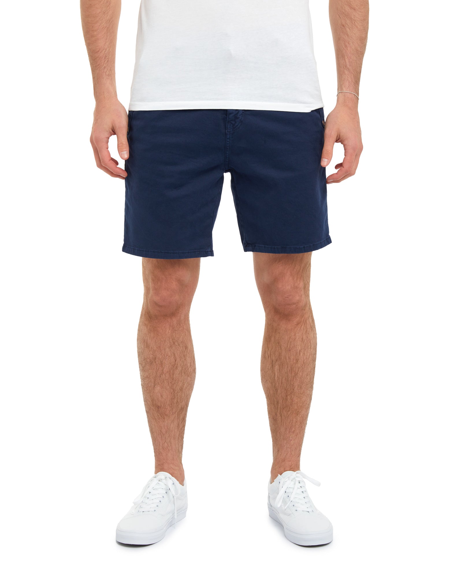 short loose marine PULLIN en coton