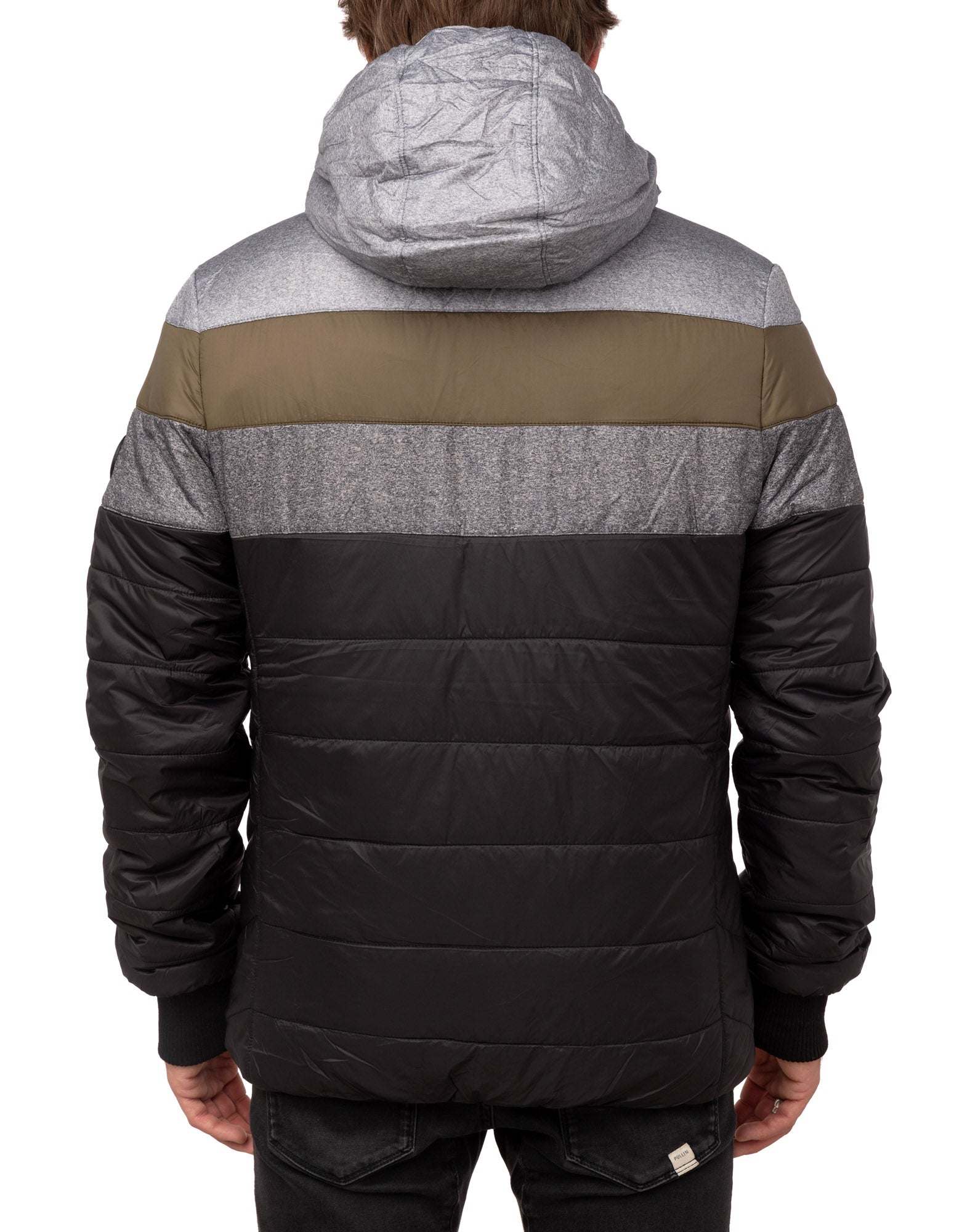 doudoune capuche forest PULLIN en nylon