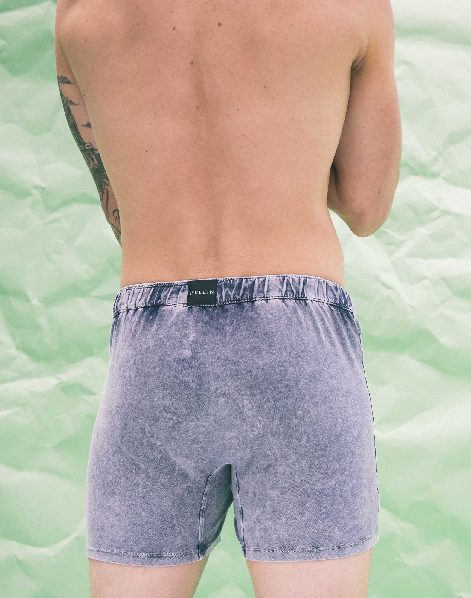 dude navy PULLIN en coton