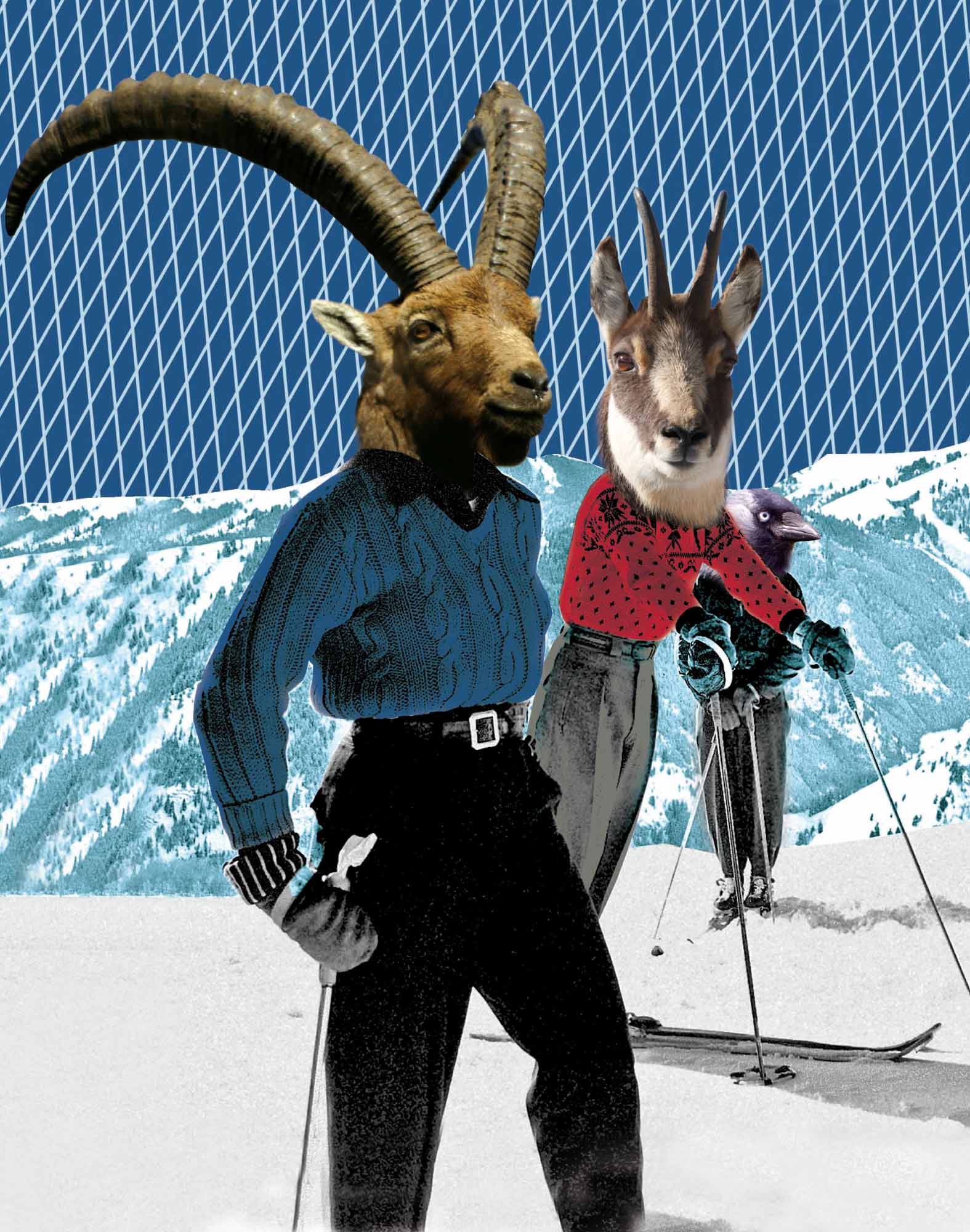 boxer long bouquetin PULLIN en lycra